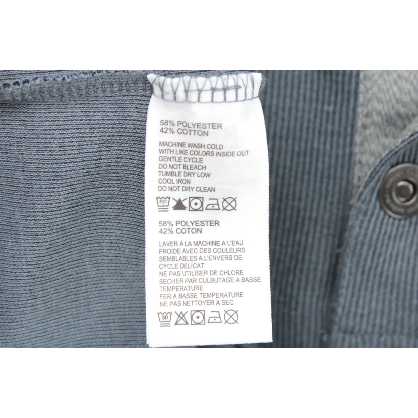 Tommy Bahama Tommy Bahama Ribbed Sweater Men's Medium Gray 1/4 Snap Mock Work Modern Outdoors Size US M / EU 48-50 / 2 - 7 Thumbnail