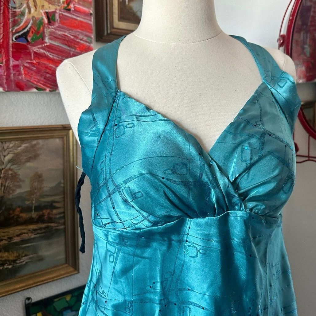 Other purple holic blue teal halter top Size L / US 10 / IT 46 - 2 Thumbnail