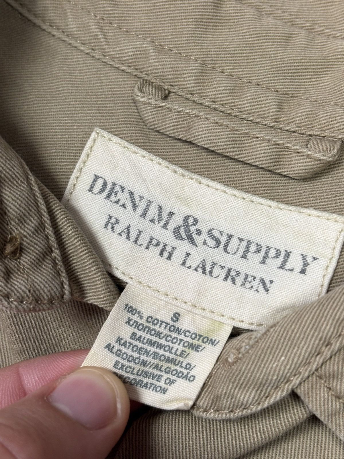 Denim & Supply Ralph Lauren Vintage Ralph Lauren Denim & Supply Patched Military Shirt Size US S / EU 44-46 / 1 - 5 Thumbnail