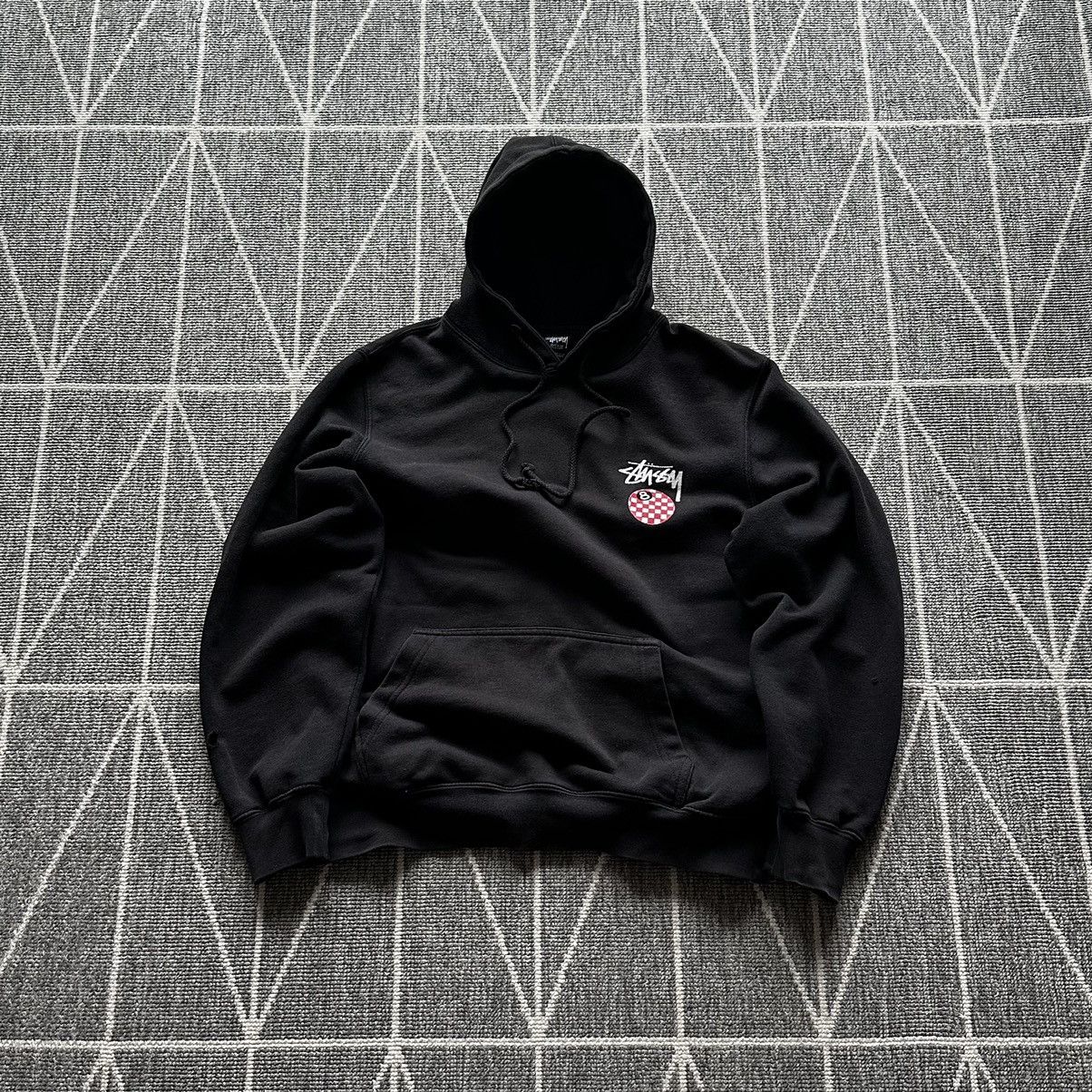 Stussy 8 Ball Hoodie Black | Grailed