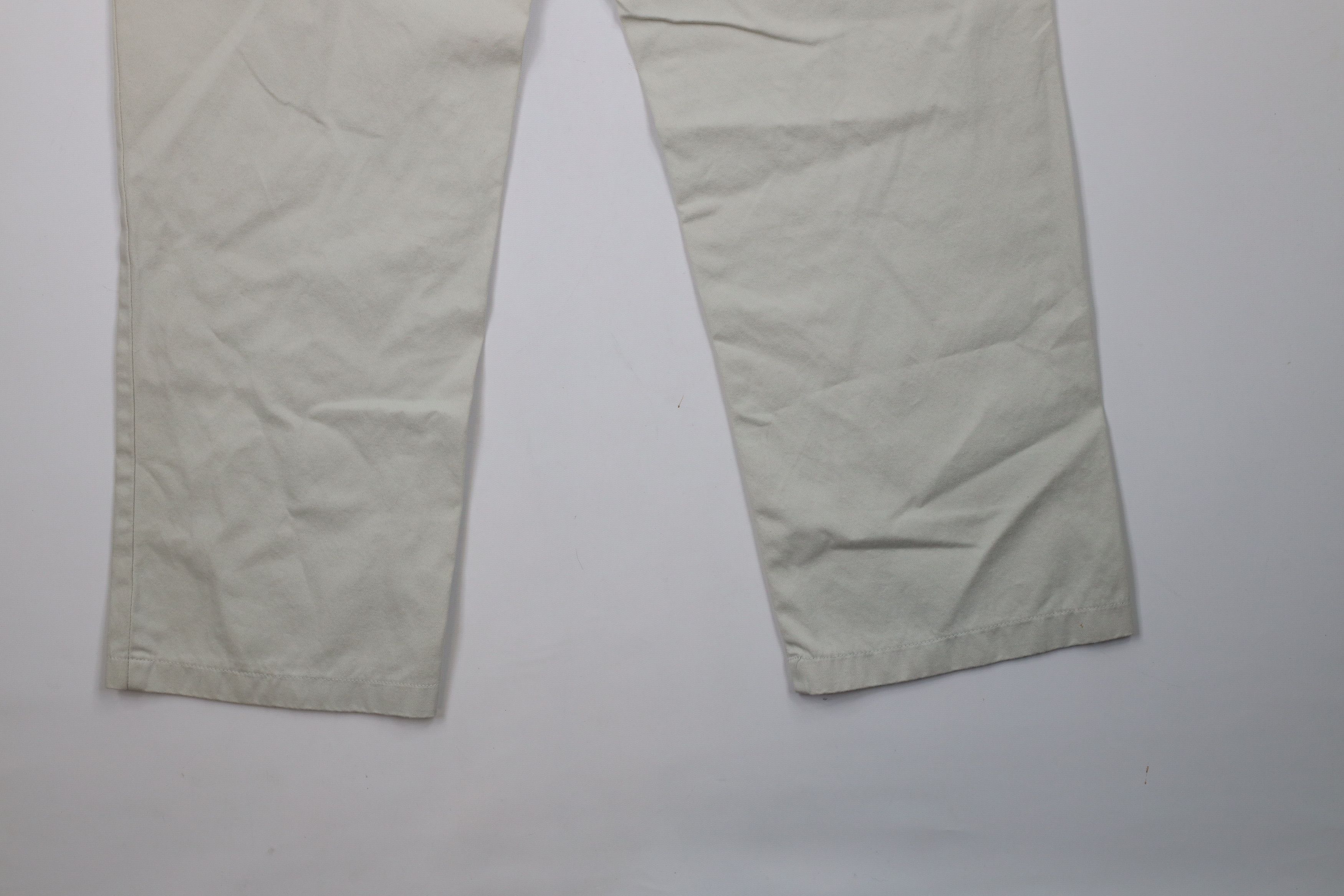 Tommy Hilfiger × Vintage Vintage 90s Tommy Hilfiger Wide Leg Chino Pants Stone Beige Size US 38 / EU 54 - 11 Thumbnail