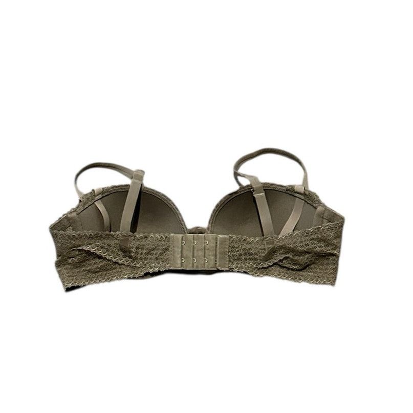 Niki Niki Sheer Mesh Bow Lingerie Set - Bra & Garter Skirt -Green Size ONE SIZE - 4 Thumbnail