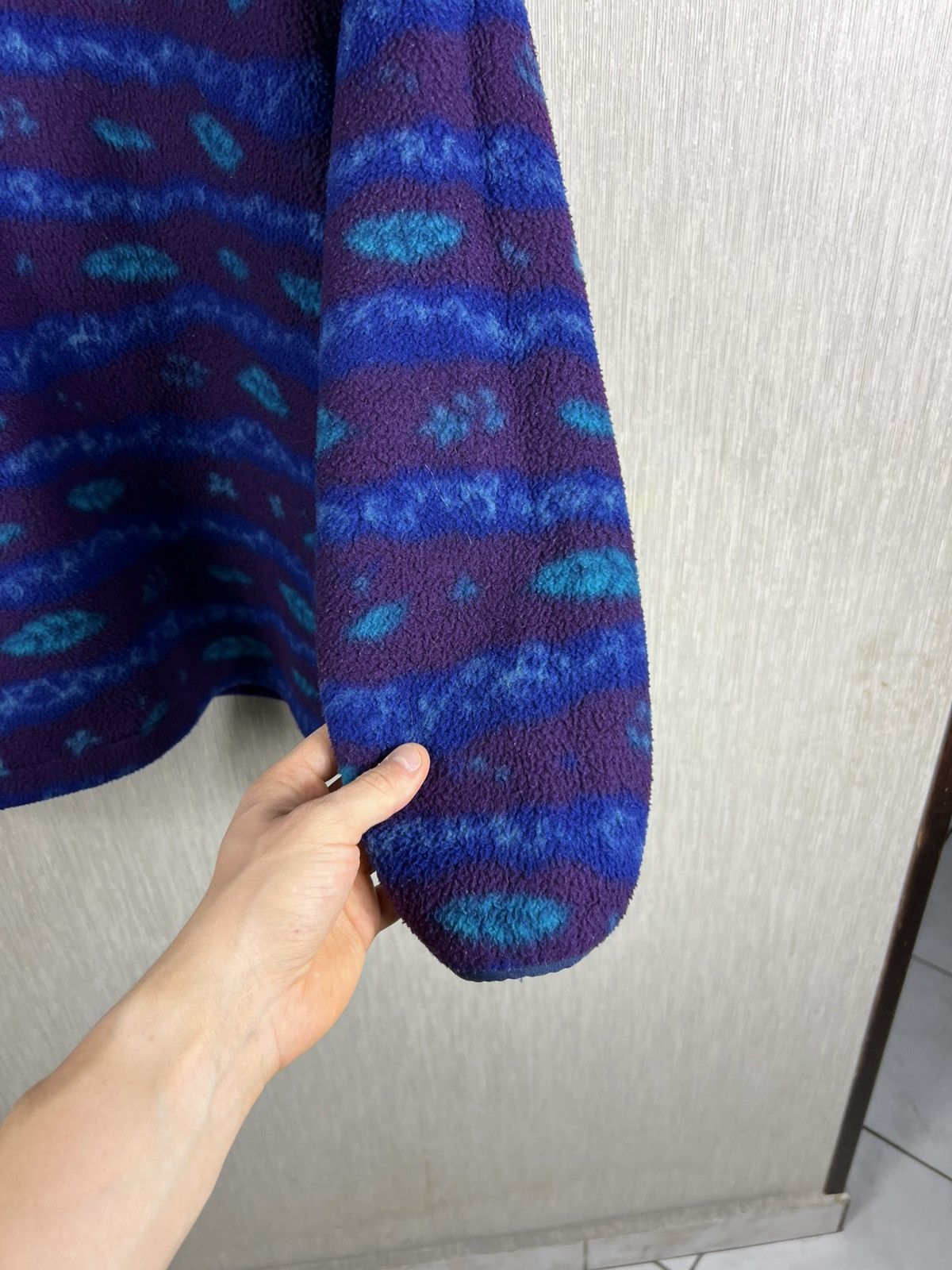 L.L. Bean Vintage L.L. Bean 90s synchilla leaf patterned retro fleece Size US M / EU 48-50 / 2 - 11 Thumbnail