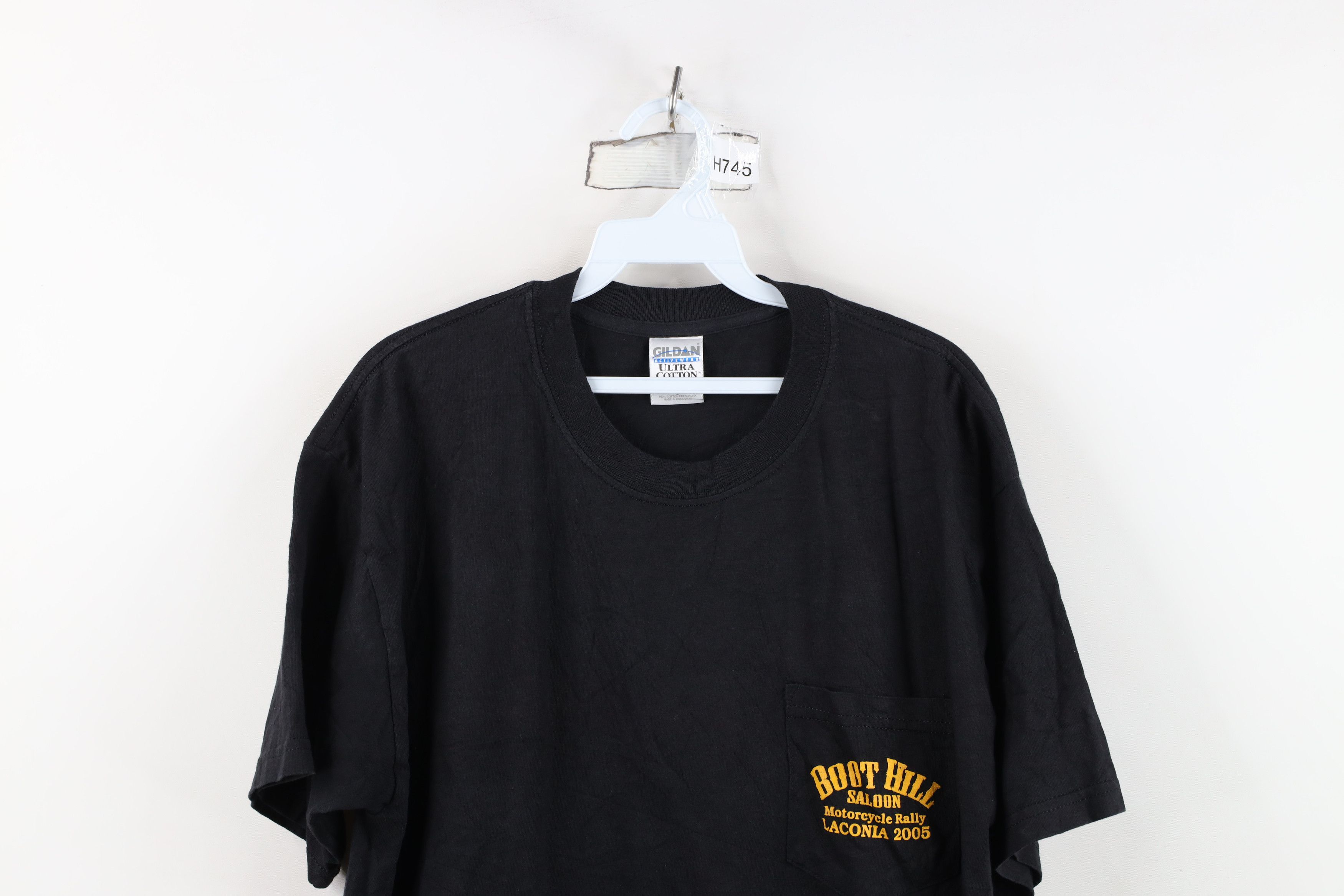Vintage Vintage Y2K 2005 Saloon Motorcycle Eagle Laconia T-Shirt Size US L / EU 52-54 / 3 - 2 Thumbnail