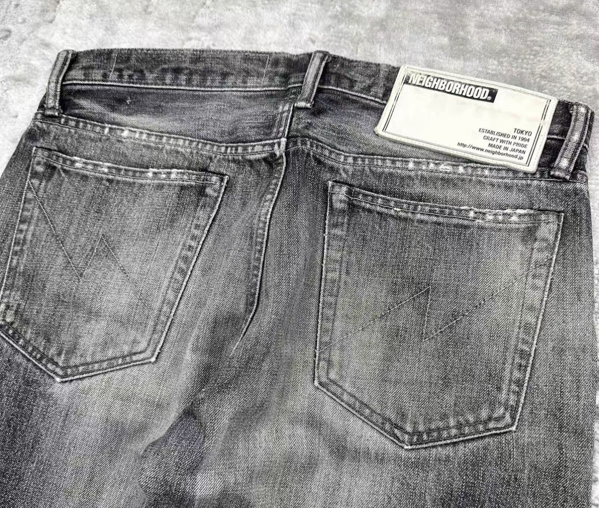 Neighborhood Neighborhood 18AW Cut & Patch Distressed Denim Jeans J16 Size US 34 / EU 50 - 5 Thumbnail