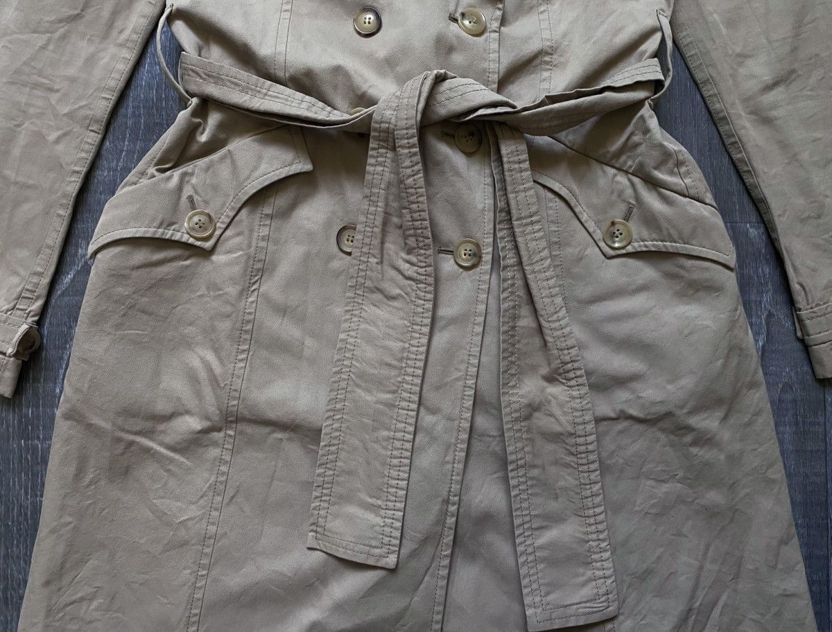 Givenchy Womens Givenchy Paris Beige Trench Coat Jacket Double Breast Size M / US 6-8 / IT 42-44 - 10 Thumbnail