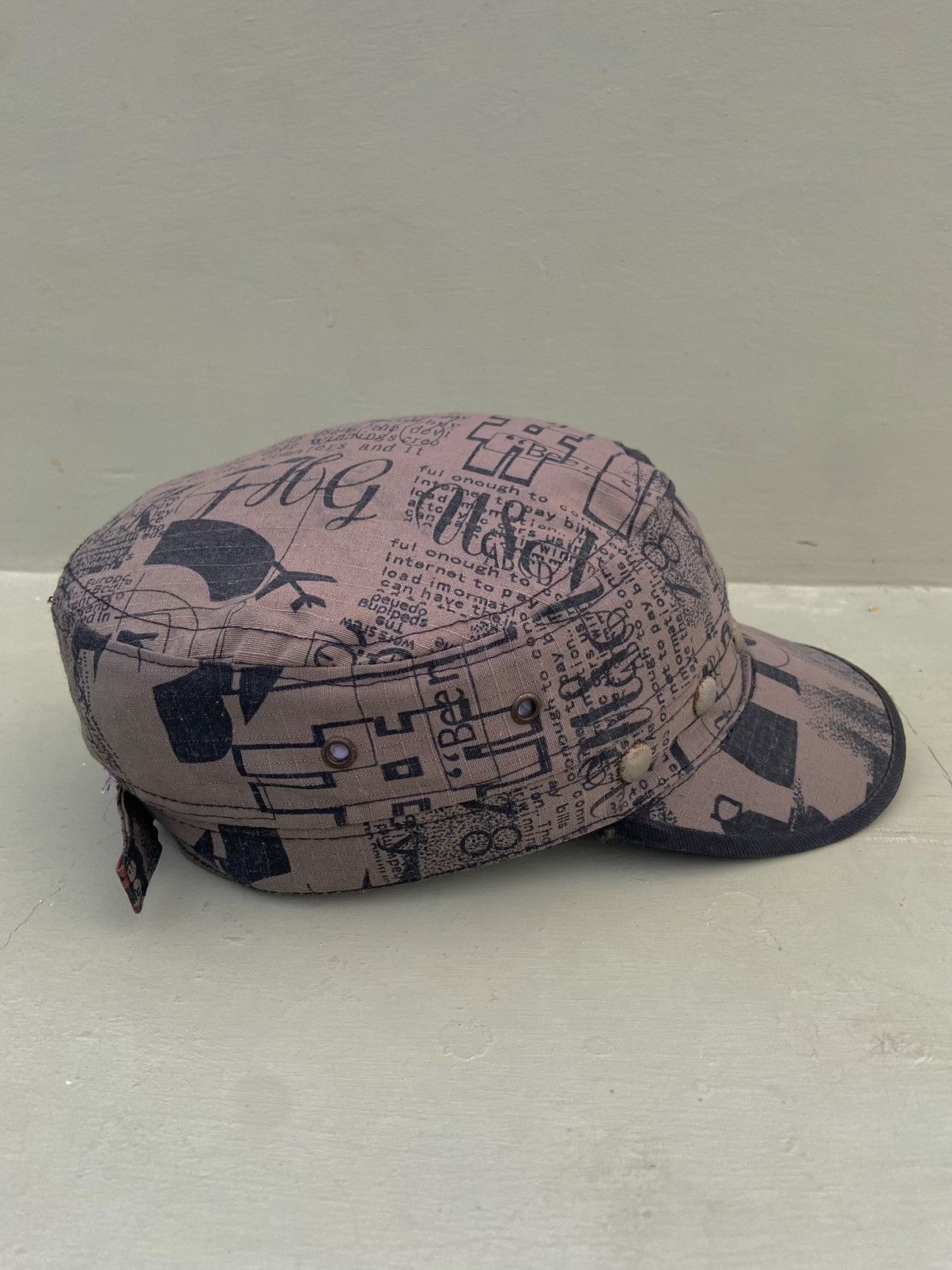 If Six Was Nine 2000s full all over print L.G.B style patrol hat Size ONE SIZE - 6 Thumbnail