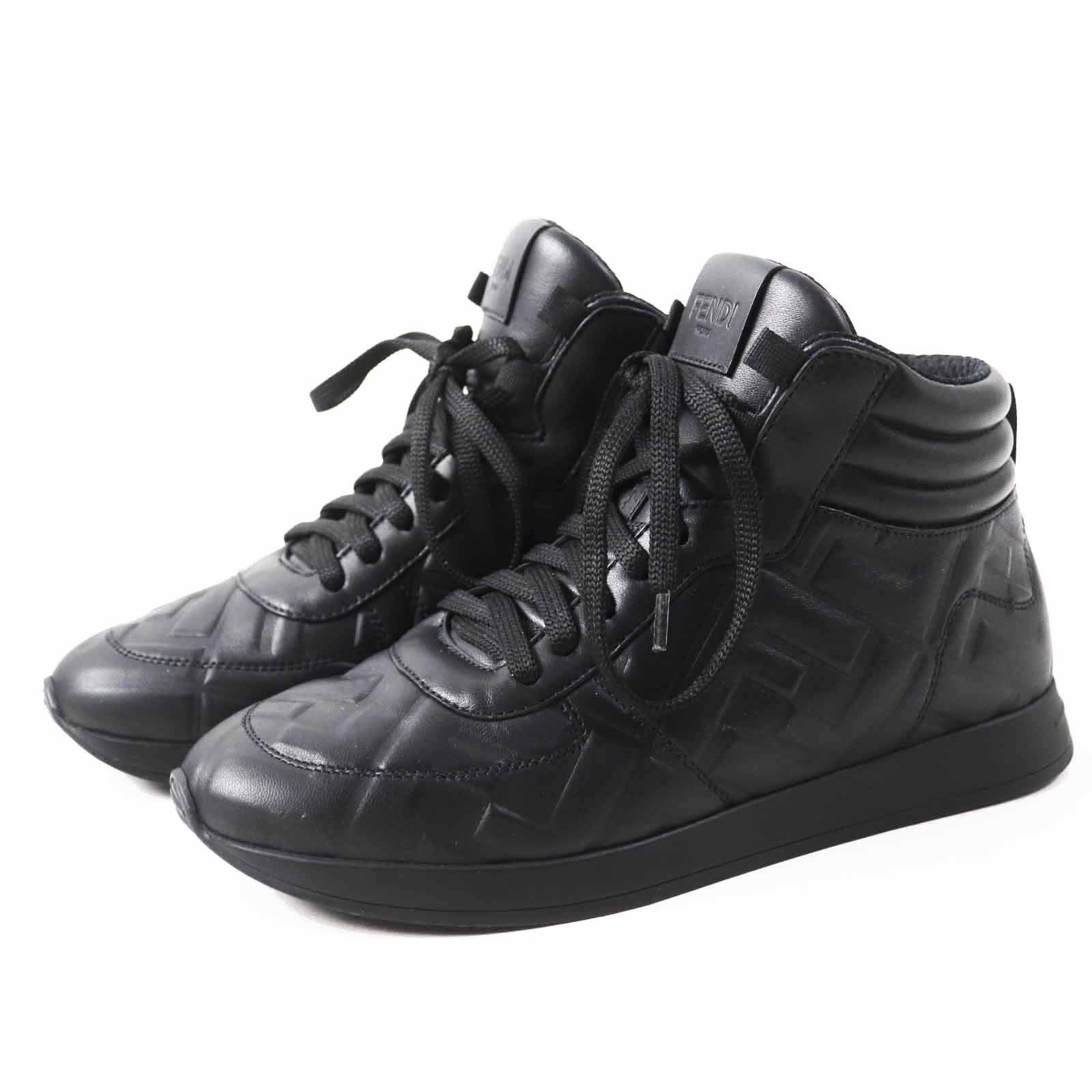 Fendi Fendi Fendi FF logo leather sneakers Leather Shoes 8E7045 DUTY FREE for USA Size ONE SIZE - 1 Thumbnail