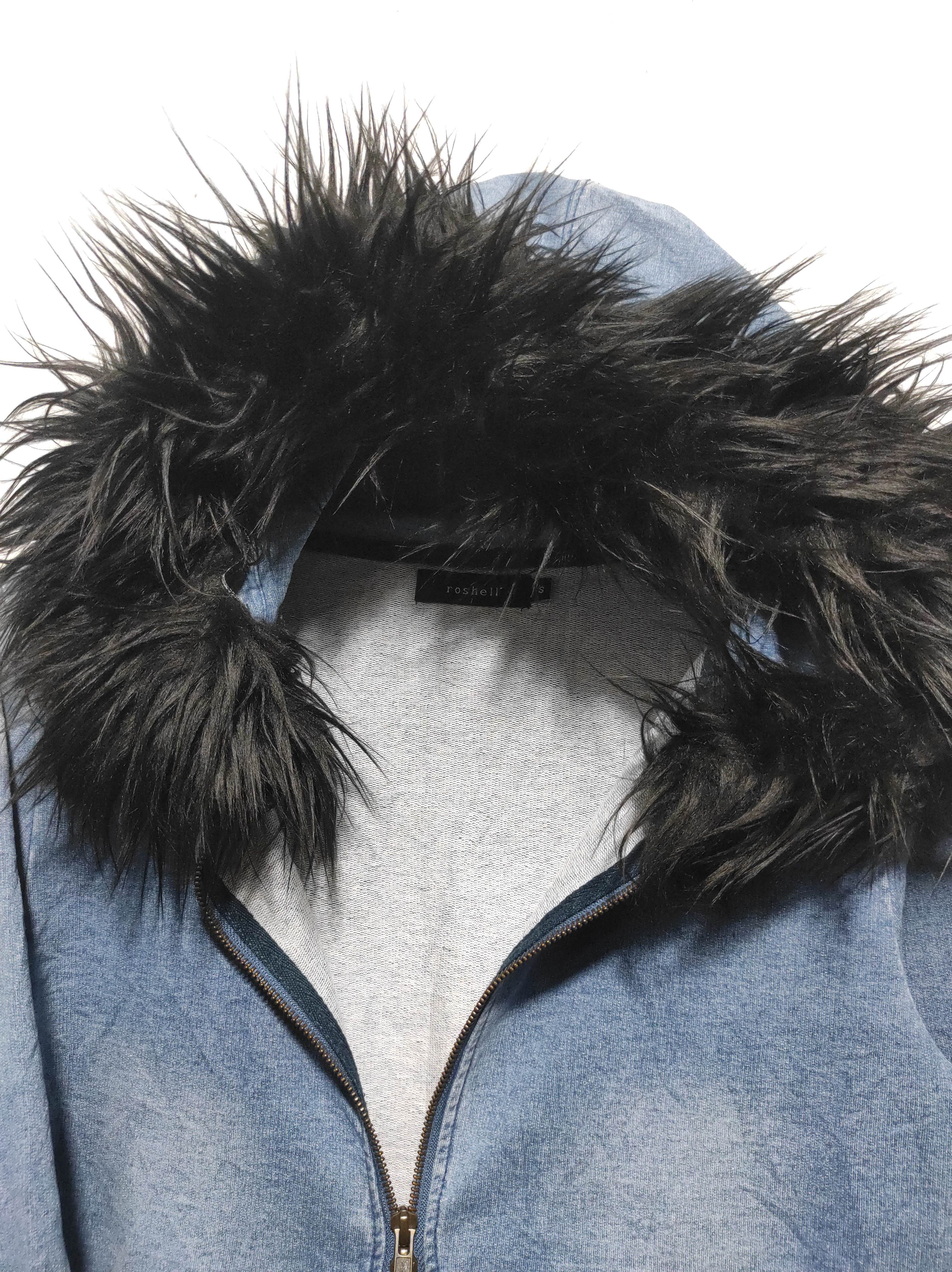 If Six Was Nine Roshell Faux Fur Washed Hoodie IfSixWasNine LGB style Size US S / EU 44-46 / 1 - 7 Thumbnail
