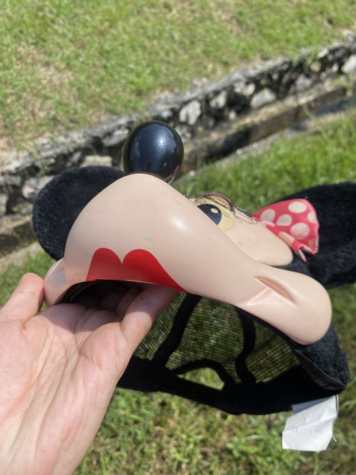 Disney Rare Vintage 1990s Disney Minnie Mouse 3D Face Cap USA Made Size ONE SIZE - 9 Thumbnail