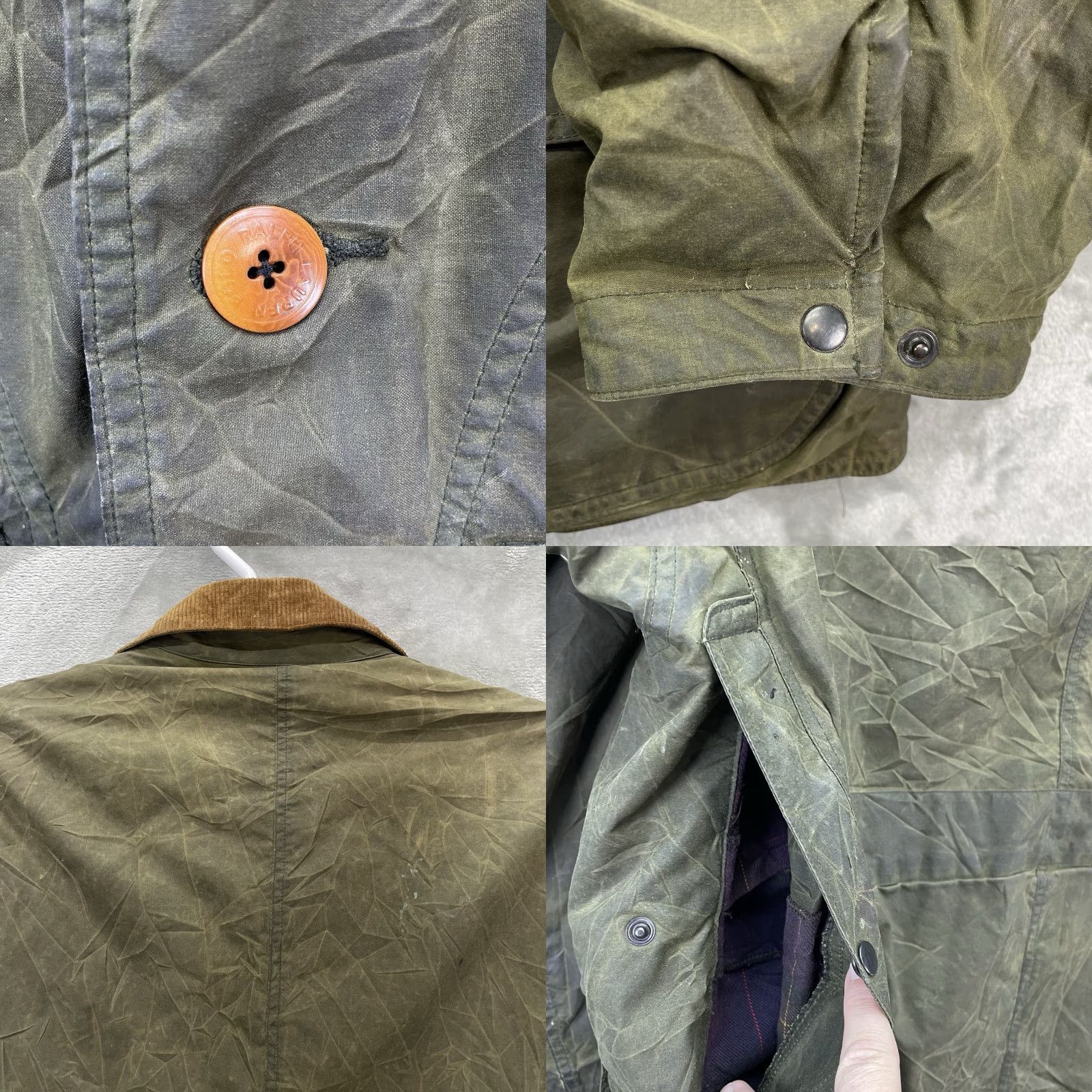 Polo Ralph Lauren VTG Polo Ralph Lauren Sportsman jacket Men XL waxed Lined cotton canvas Military Jacket Army Hunting 90s Green - Mens Size US XL / EU 56 / 4 - 10 Thumbnail