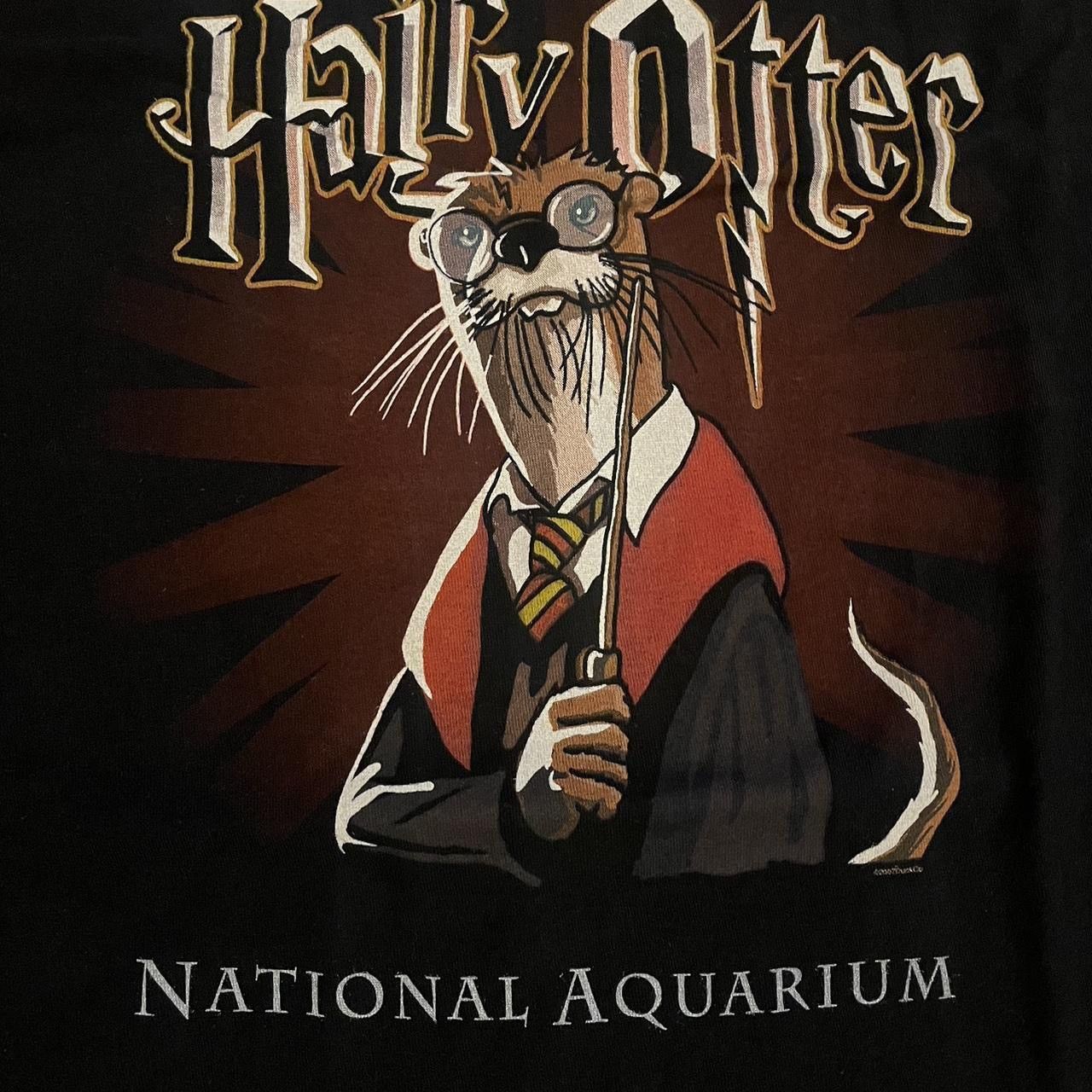 Other 2007 Harry Otter National Aquarium Parody T-Shirt Size US XL / EU 56 / 4 - 2 Thumbnail