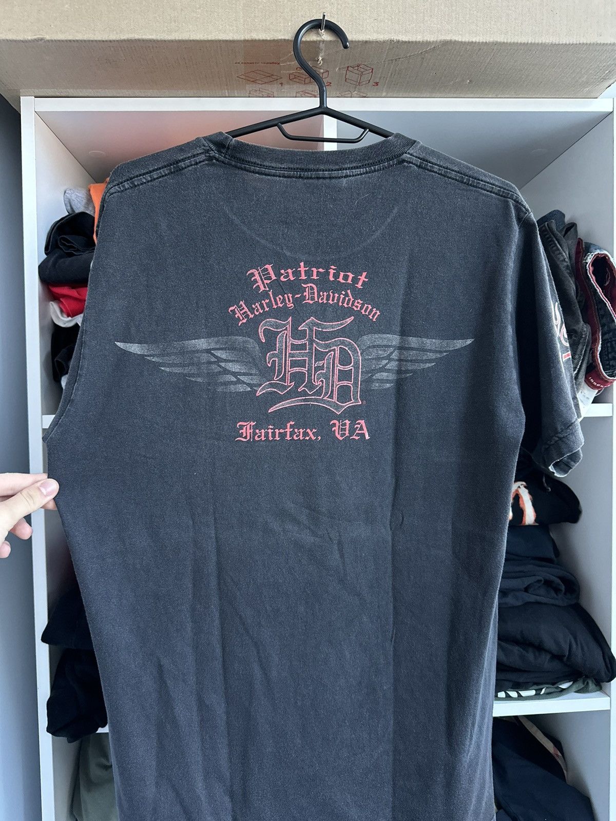 Harley Davidson 🔥VINTAGE FADED 2003 HARLEY DAVIDSON 2 SIDED PRINT T-SHIRT🔥 Size US M / EU 48-50 / 2 - 10 Thumbnail
