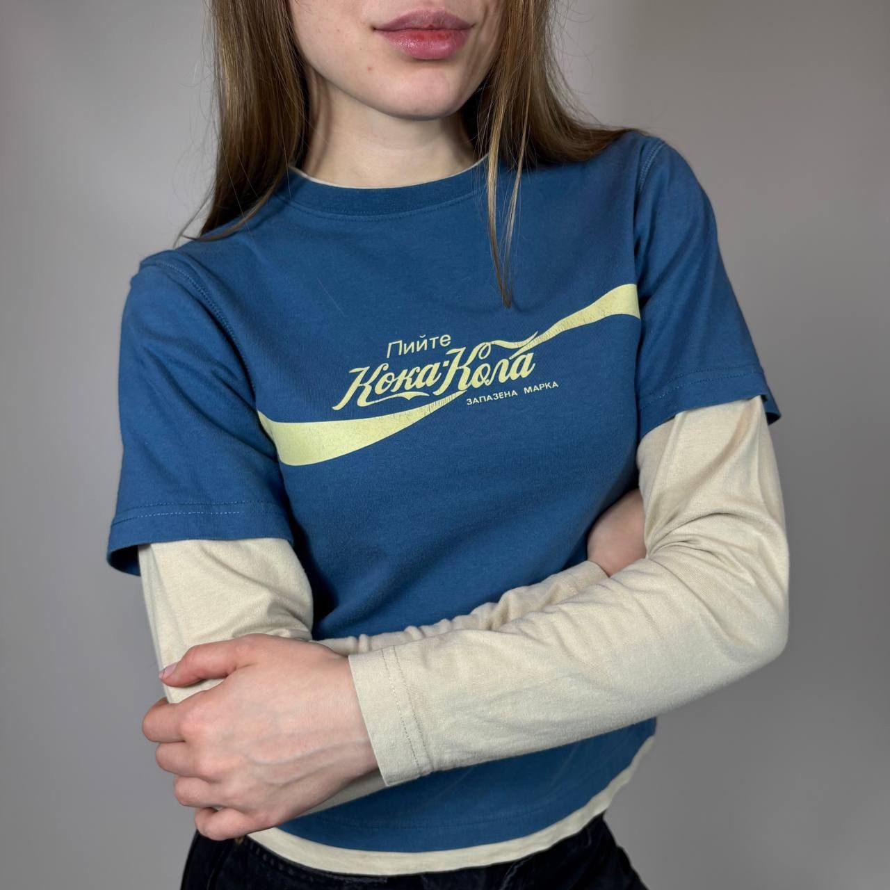 Coca Cola RARE 90s Vintage Coca Cola Big Logo Retro Longsleeve Size S / US 4 / IT 40 - 3 Thumbnail