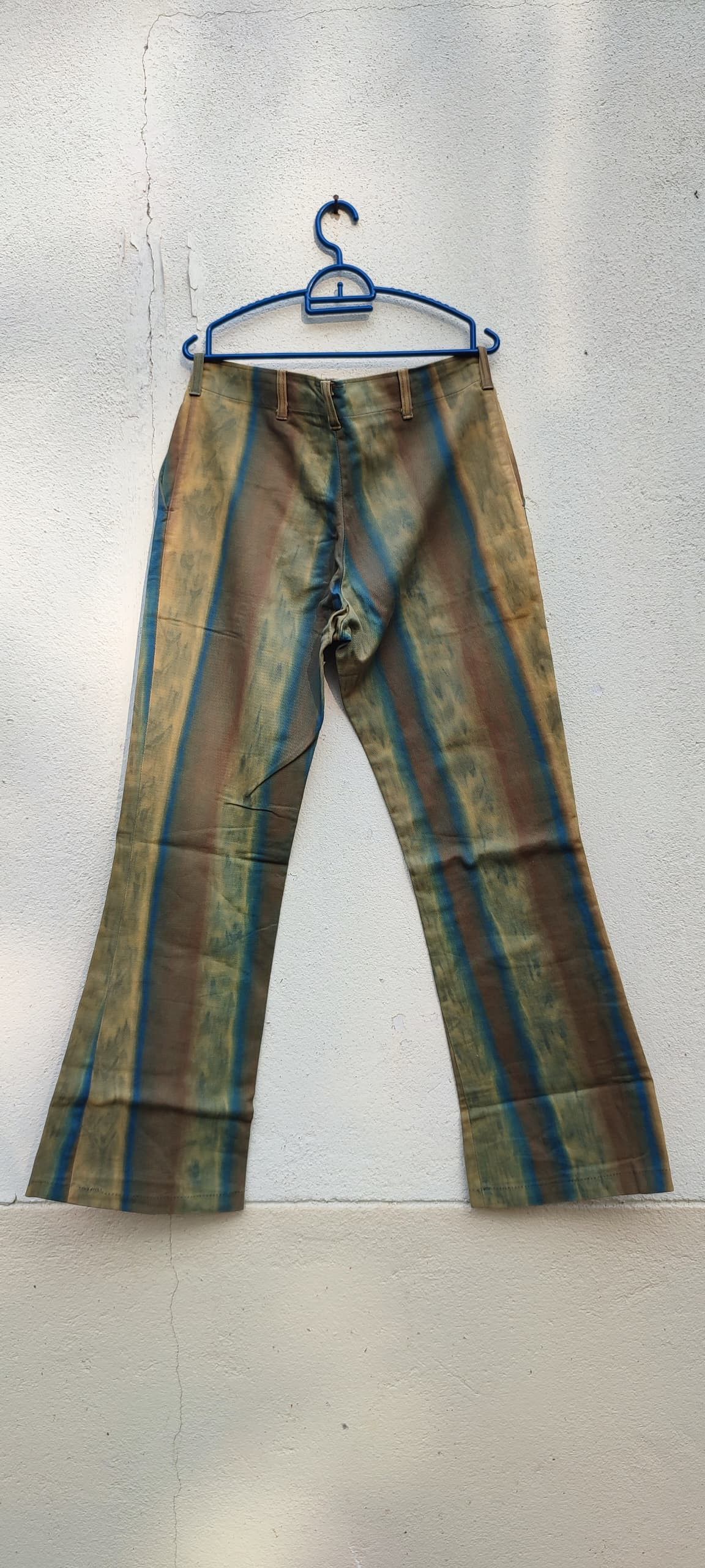 Vintage Vintage 1960's X RAINBOW TIE DYE BOTTOMS VINTAGE 60's Size US 32 / EU 48 - 2 Thumbnail