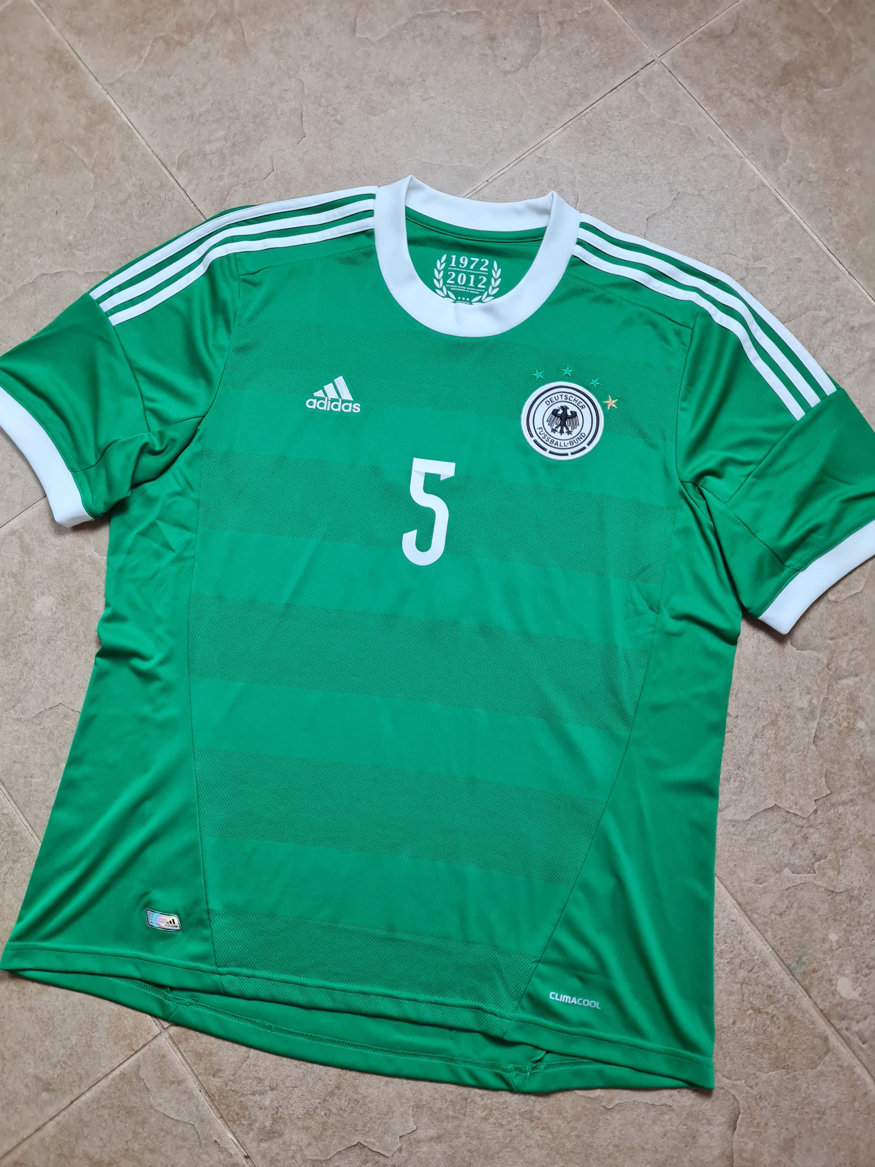 Adidas Adidas Germany Deutschland #5 Hummels MINT football Shirt Size US XL / EU 56 / 4 - 7 Thumbnail