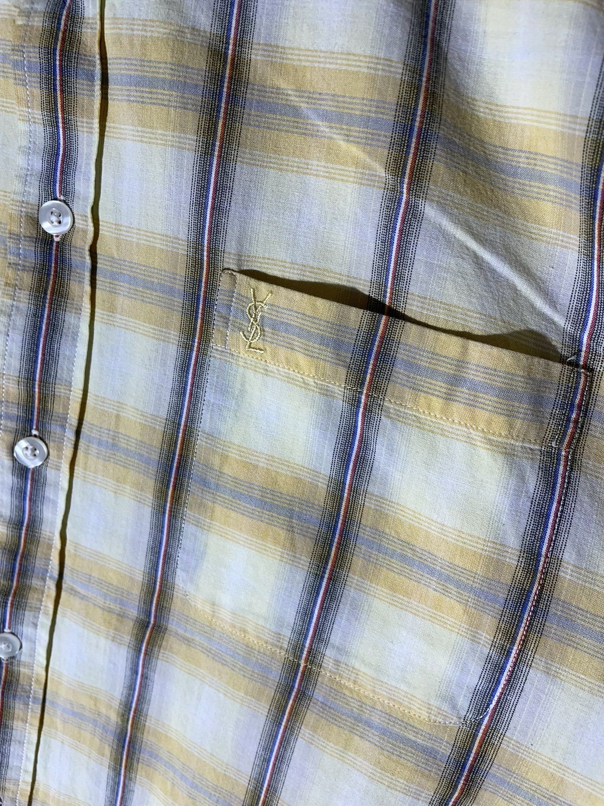 Vintage × Yves Saint Laurent Yves Saint Laurent vintage streetwear shirt Size US L / EU 52-54 / 3 - 5 Thumbnail