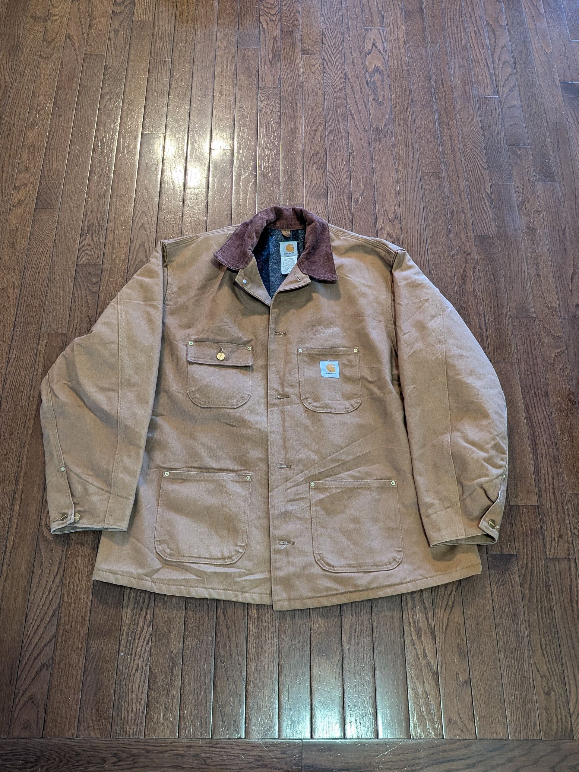 Carhartt Vintage Carhartt Blanket Lined Union Made Chore Coat Sz XXL Size US XXL / EU 58 / 5 - 1 Thumbnail