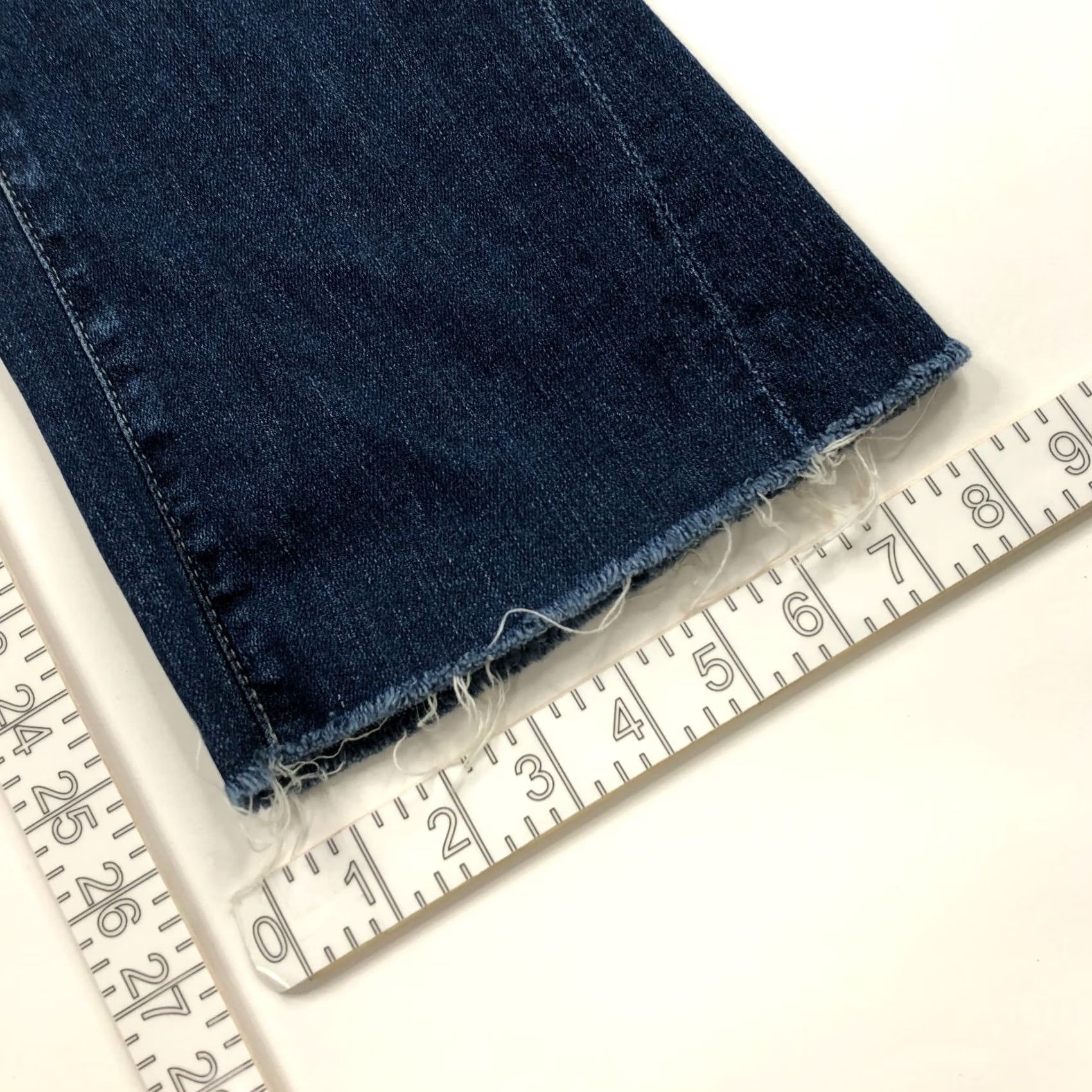 Vintage AG Adriano Goldschmied The Quinne High Rise Cropped Kick Flare Jeans 26 (Fits 27W 26L) Women Regular Blue 5-Pocket Denim Slim Stretch Vintage No Size ONE SIZE - 5 Thumbnail