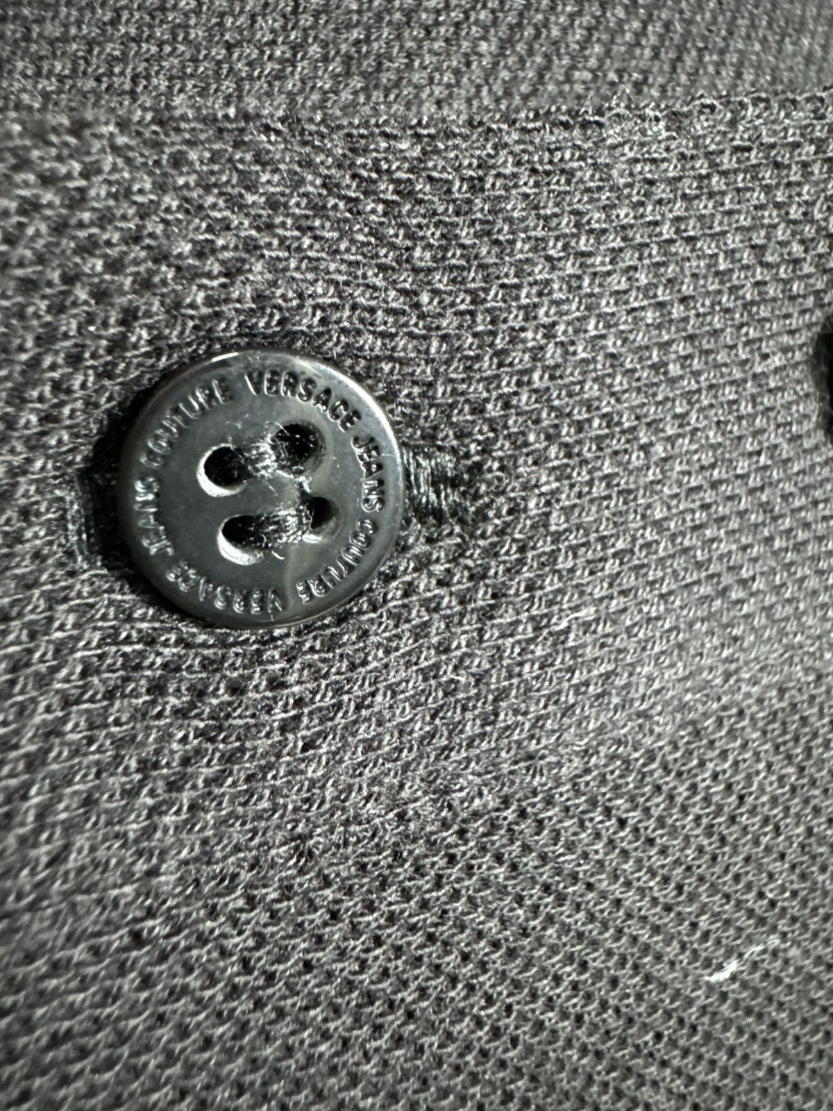 Versace Jeans Couture Versace Jeans Couture Luxury Black Polo Shirt Size M Size US M / EU 48-50 / 2 - 6 Thumbnail
