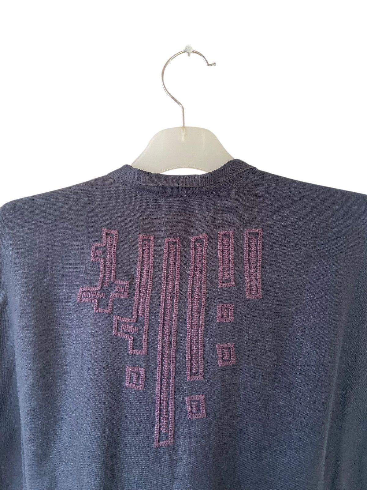Issey Miyake Vintage Issey Miyake Plantation Norigi Linen Jacket Size US M / EU 48-50 / 2 - 5 Thumbnail