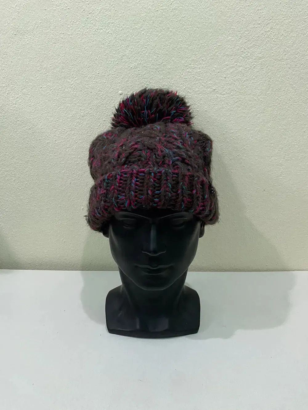 Japanese Brand × Kapital × Vintage Japanese Brand Knit Bobble Beanie Hat Size ONE SIZE - 3 Thumbnail