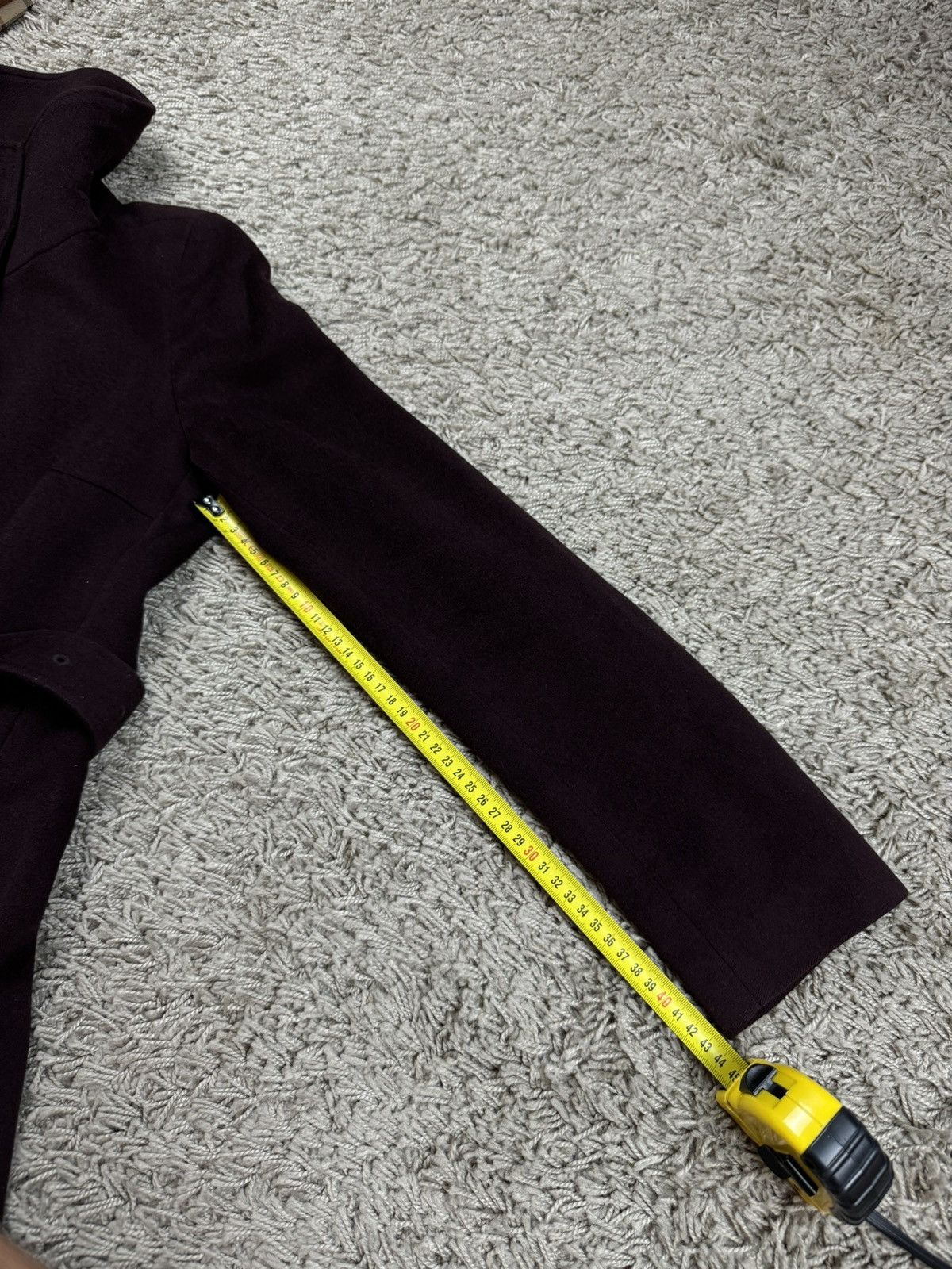 Burberry Wool coat trench Burberry original streetwear luxury item Size S / US 4 / IT 40 - 7 Thumbnail