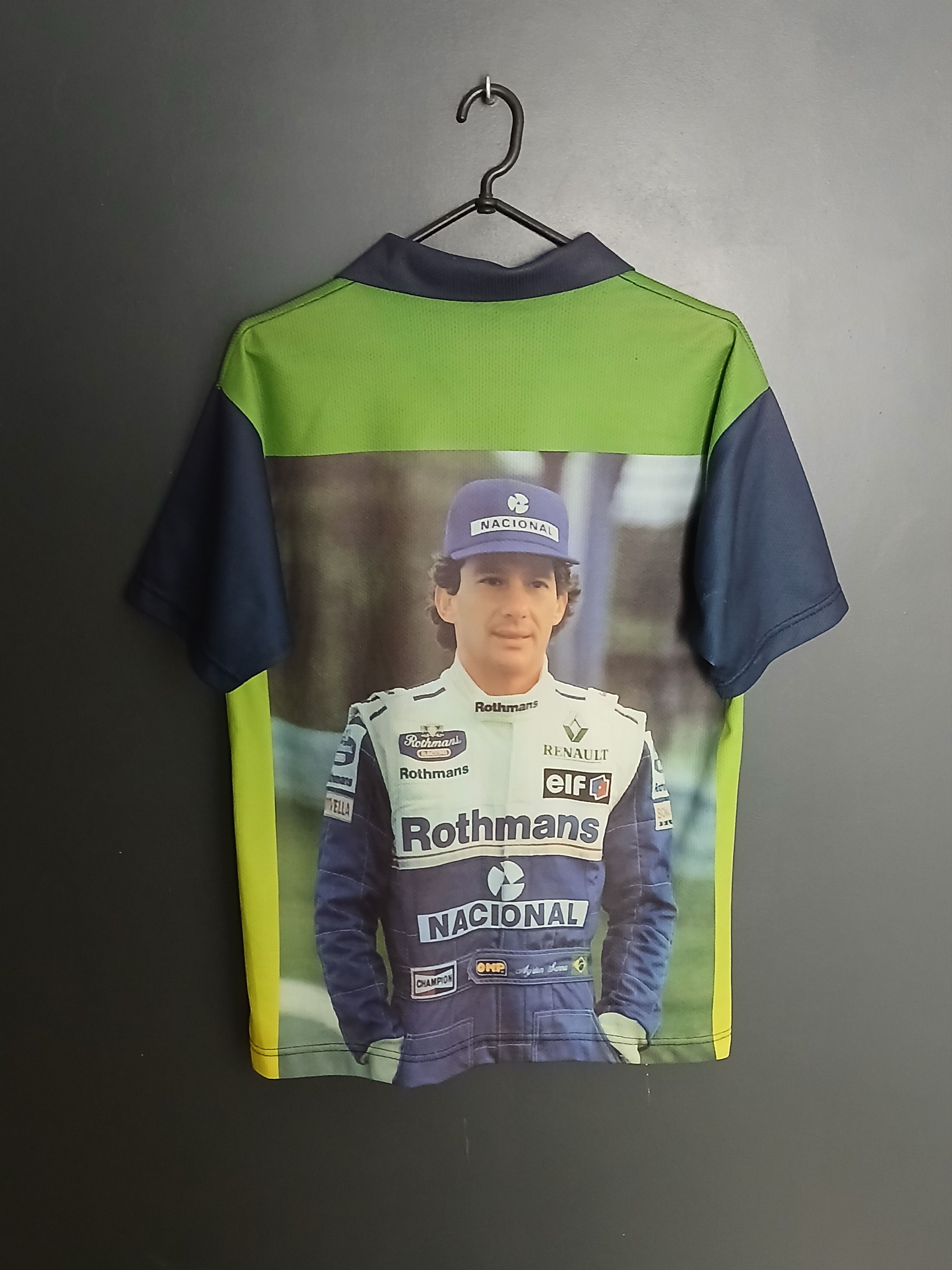 Formula 1 Ayrton Senna F1 Racing T-Shirt Size US M / EU 48-50 / 2 - 2 Thumbnail