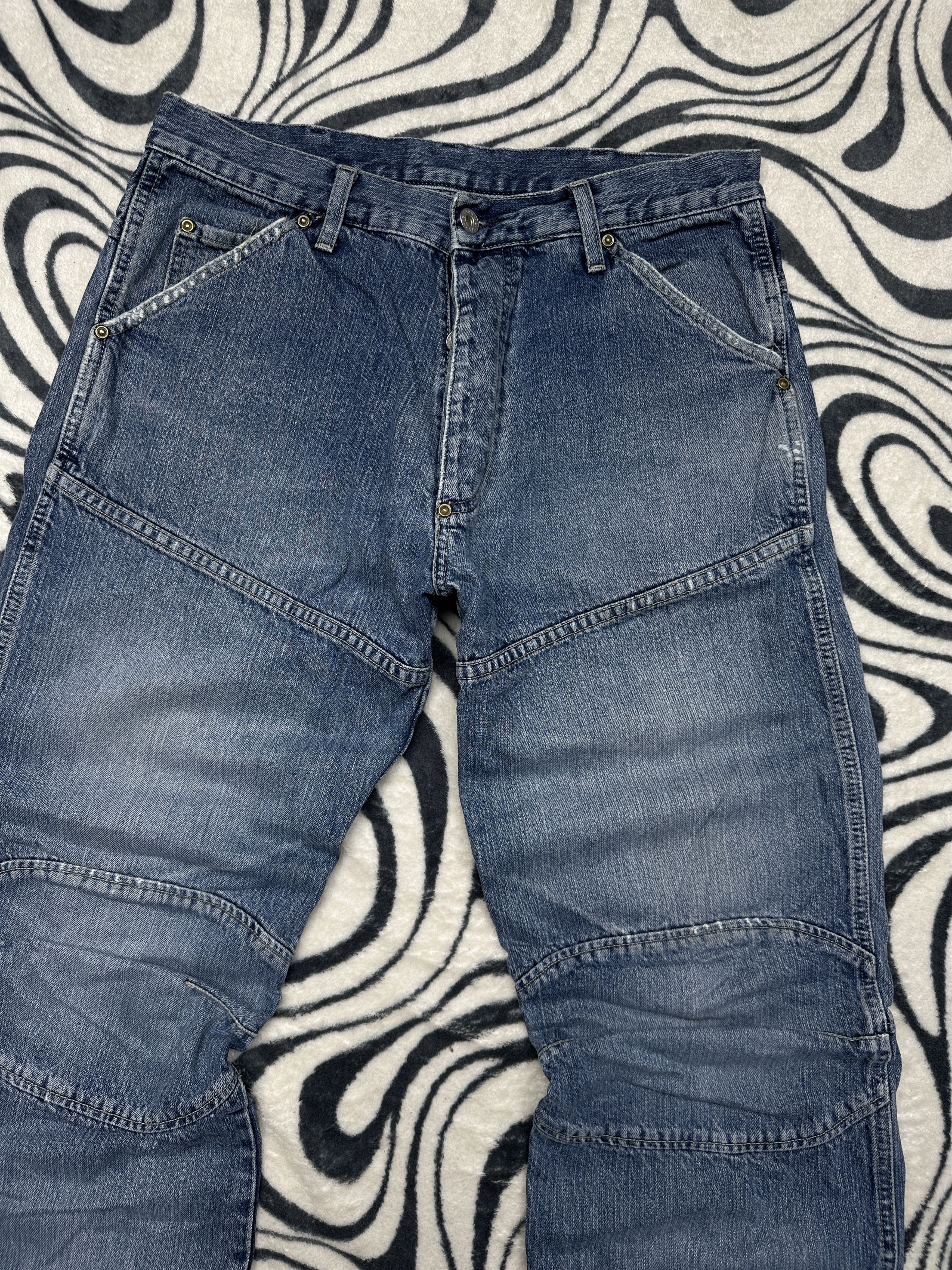 G-Star G Star Raw Shortcut Elwood Denim Pants Double Knee Jeans Size US 32 / EU 48 - 2 Thumbnail