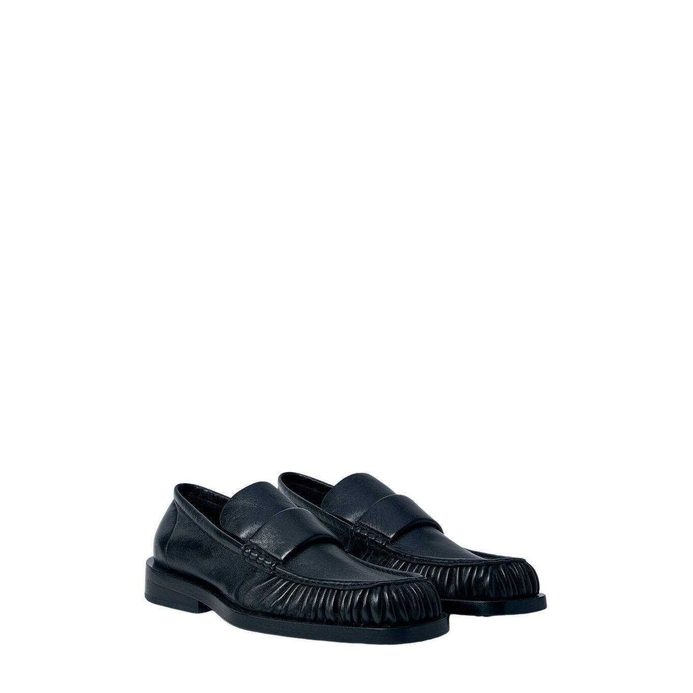 Jil Sander JIL SANDER Black Leather Loafers New & Authentic (Men's size Size US 10 / EU 43 - 2 Thumbnail
