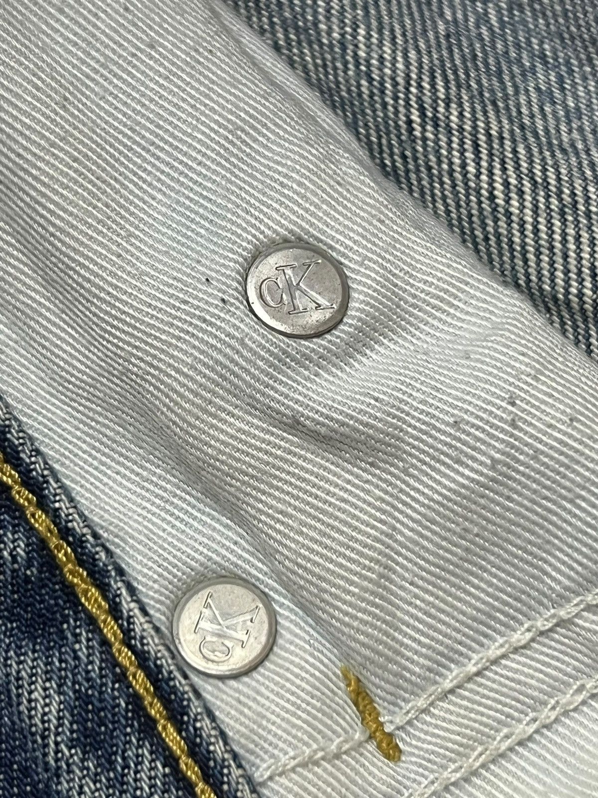 Calvin Klein Vintage Calvin Klein Jeans - Faded Light Wash, Distressed Size US 29 - 16 Thumbnail
