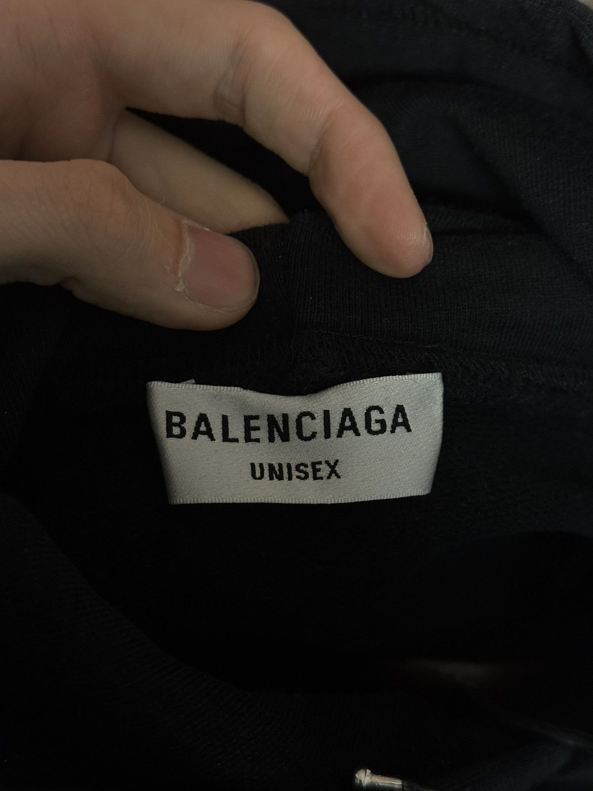 Balenciaga Balenciaga Black White Hoodie Size 2(M) Clean Size US M / EU 48-50 / 2 - 10 Thumbnail