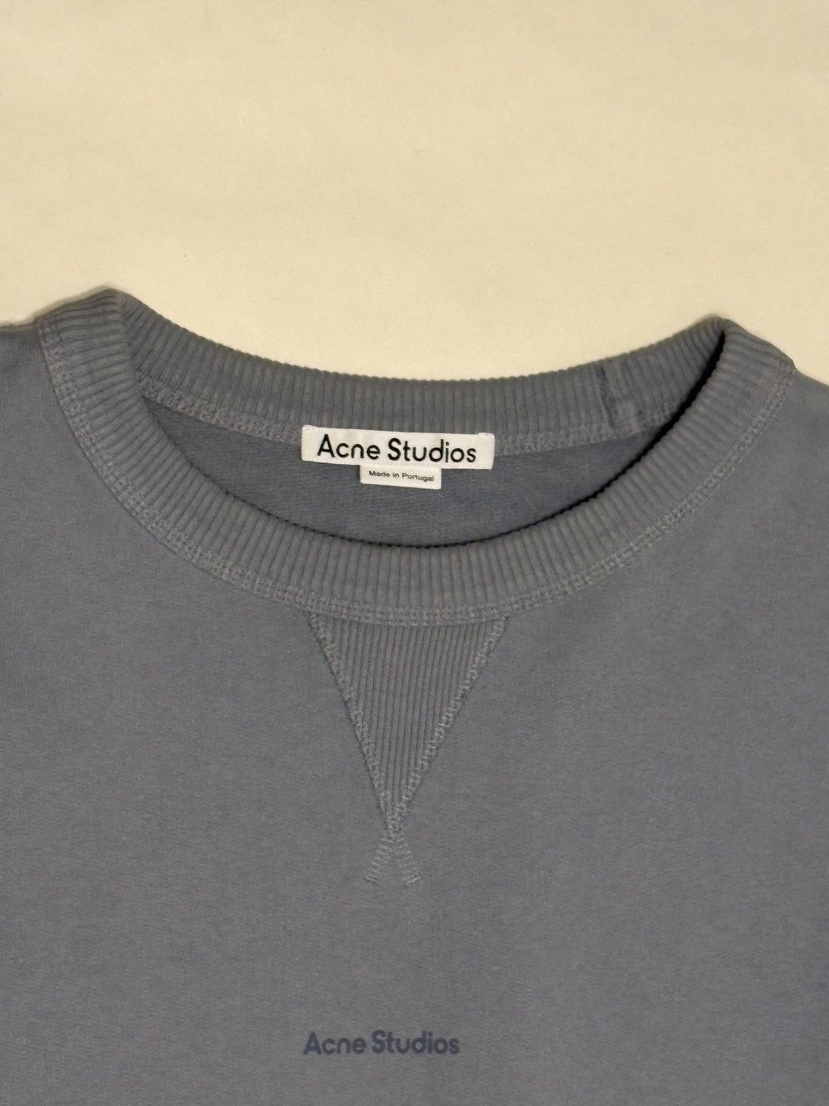 Acne Studios Acne Studio Logo Oversized Crewneck Size US S / EU 44-46 / 1 - 3 Thumbnail