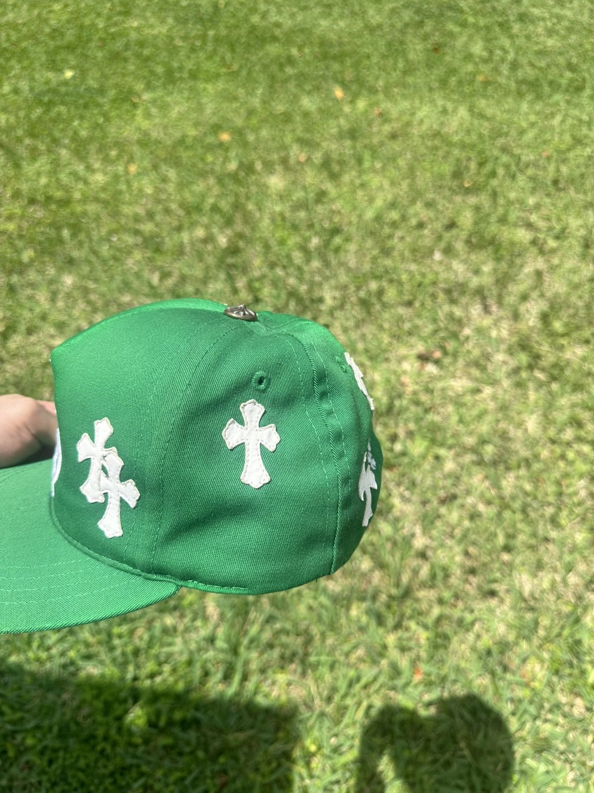 Chrome Hearts Chrome hearts CH hat green Size ONE SIZE - 4 Thumbnail