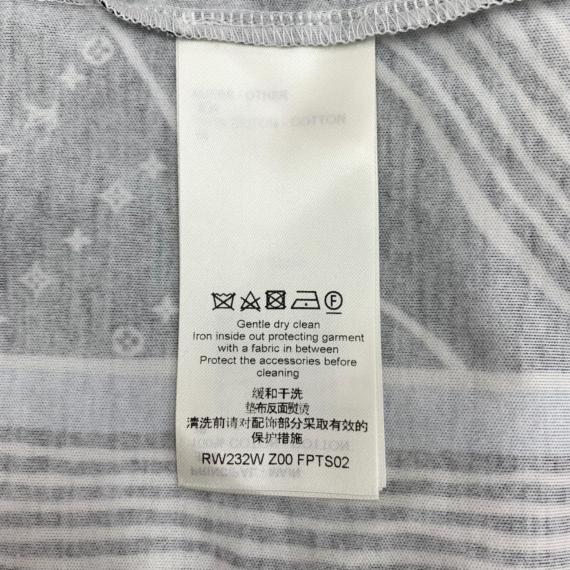 Louis Vuitton Louis Vuitton Multicolored Logo Striped Cotton Round-Neck Sh Size XS / US 0-2 / IT 36-38 - 4 Thumbnail