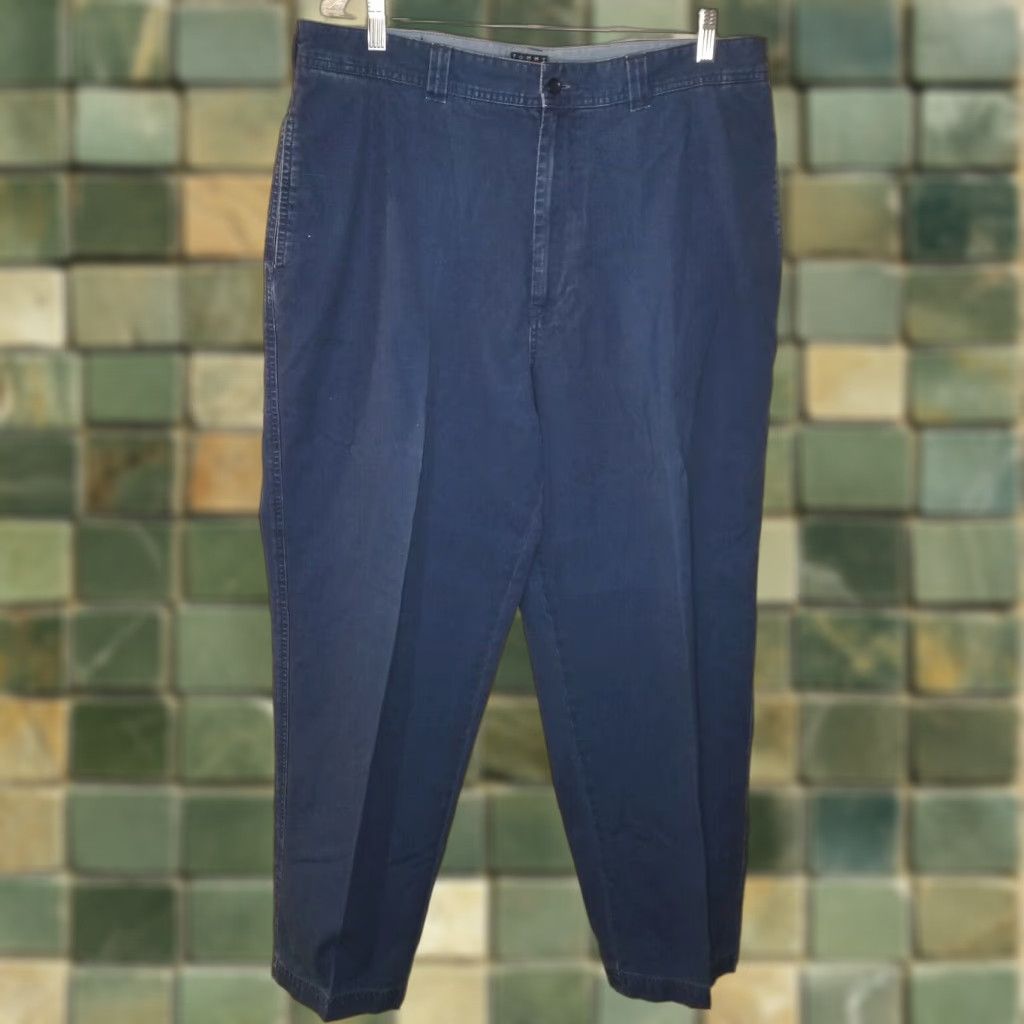 Tommy Hilfiger Tommy Hilfiger Pants Mens Blue Straight Chino 36x32 Size US 36 / EU 52 - 1 Thumbnail
