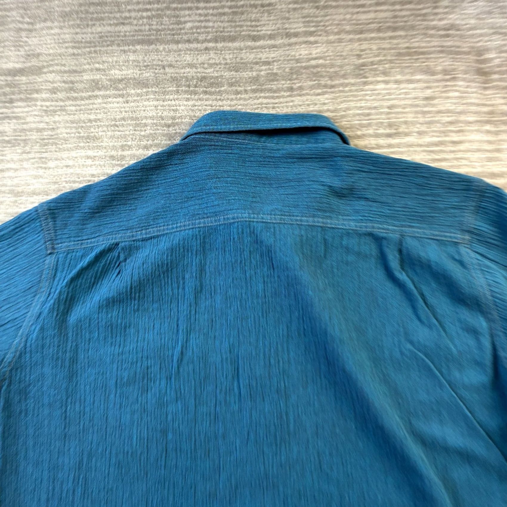 Vintage Kuhl Shirt Mens XL Blue Short Sleeve Button Pocket Organic Cotton Shirt Size US XL / EU 56 / 4 - 6 Thumbnail
