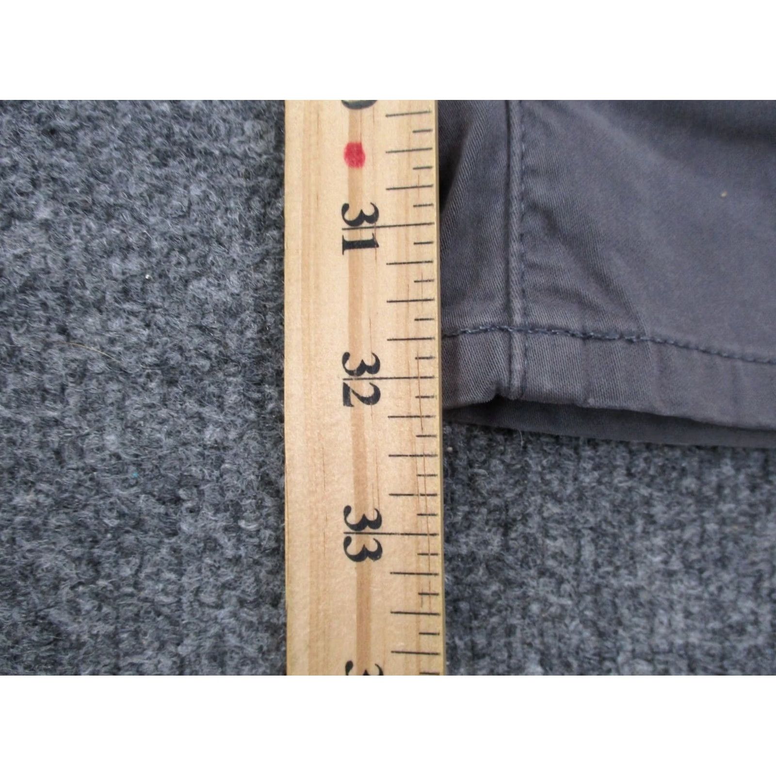 Vintage AG Adriano Goldschmied Pants Mens 34 X 32 Gray Everett Slim Straight Chino Casual Business Size US 34 / EU 50 - 4 Thumbnail