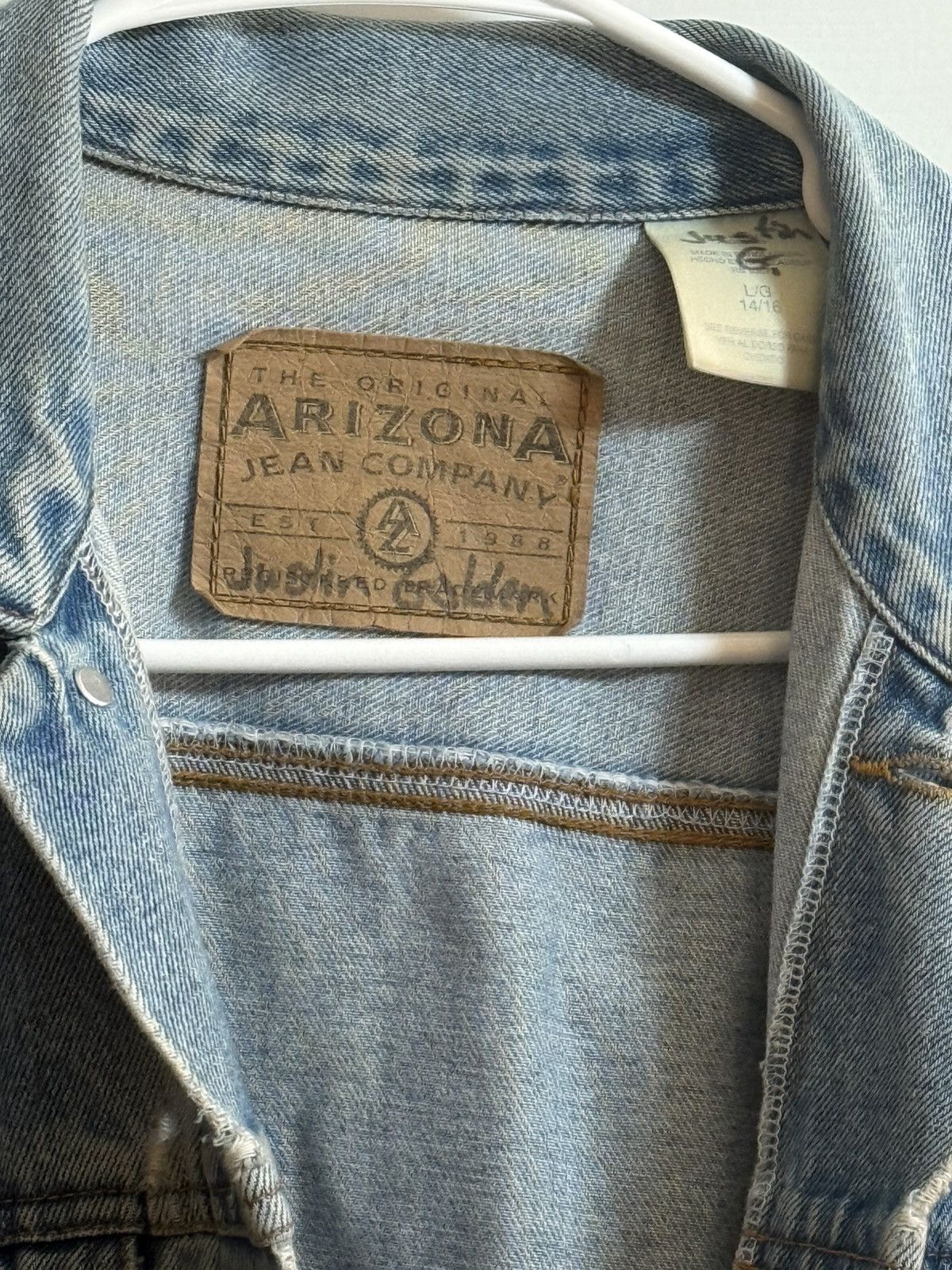Arizona Jean Co. Vintage Arizona Denim Jacket w/pins Size US S / EU 44-46 / 1 - 2 Thumbnail