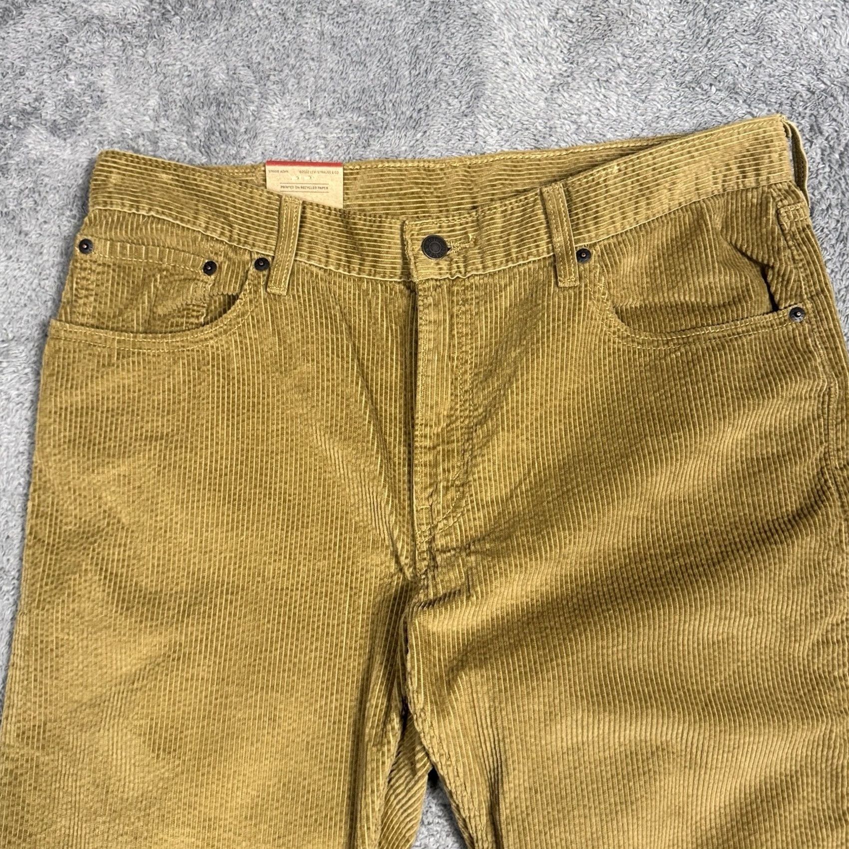 Levi's Levi's Mens 511 Slim Fit Straight Leg Corduroy Chino Pants 32x30 Brown 5 Pocket Trouser Size US 32 / EU 48 - 3 Thumbnail