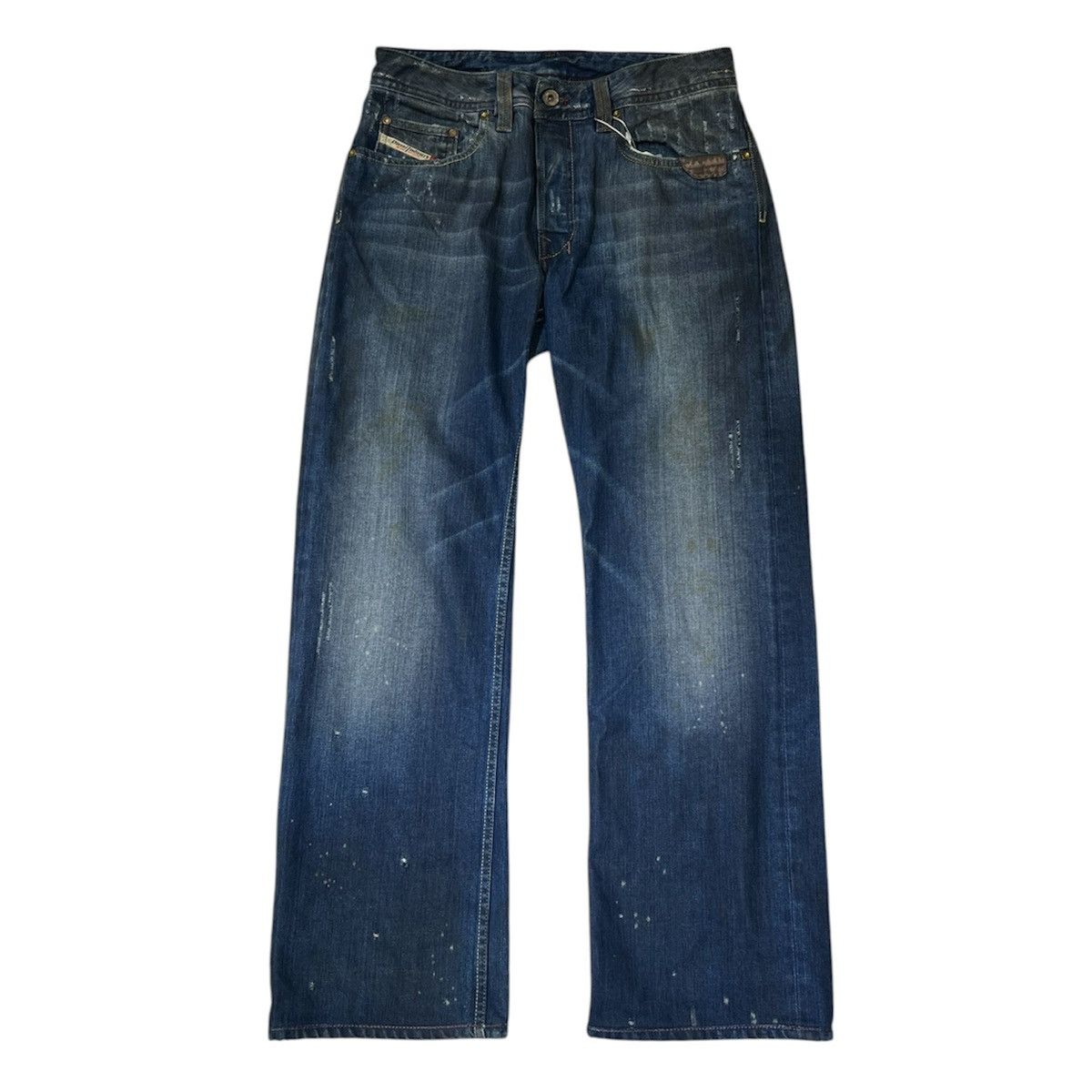 Diesel 00s Diesel Levan Straight Leg Dirty Wash Jeans Size US 30 / EU 46 - 1 Thumbnail