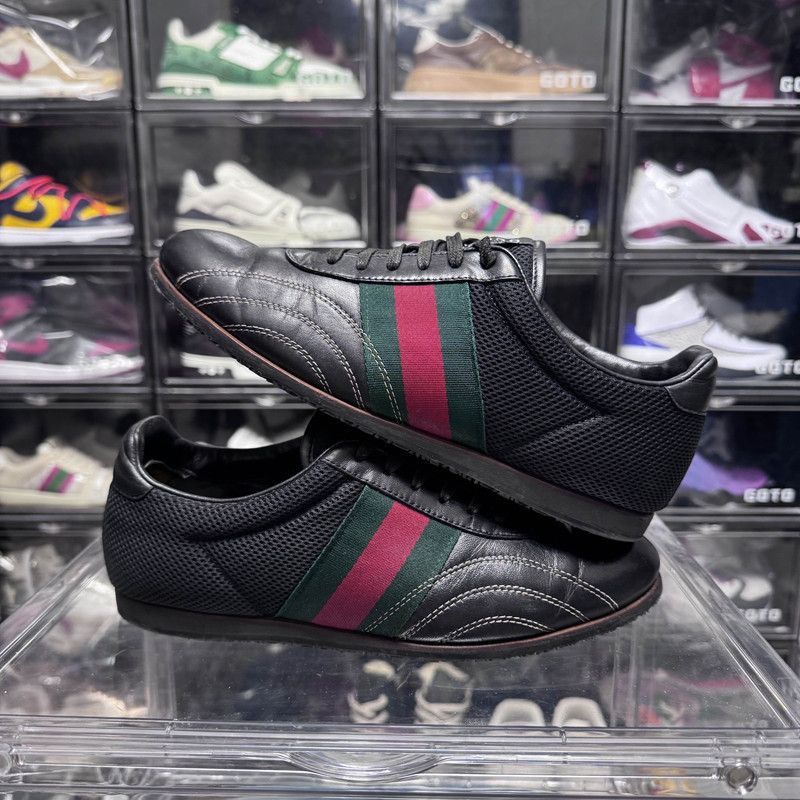Gucci Gucci Leather Lace-Up Casual Sneakers for Men Size US 7.5 / EU 40-41 - 6 Thumbnail
