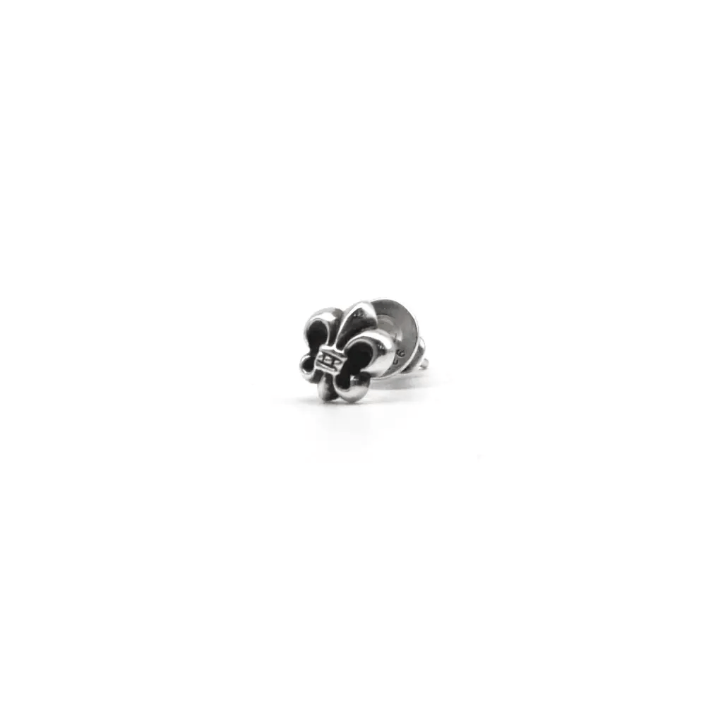 Chrome Hearts Chrome Hearts Silver Fleur Earring Ear Stud Size ONE SIZE - 2 Thumbnail