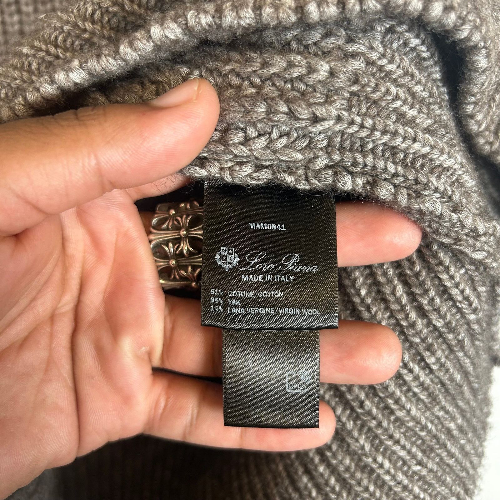 Loro Piana Loro Piana Merino Wool Turtle Neck Size 50 Size US M / EU 48-50 / 2 - 4 Thumbnail