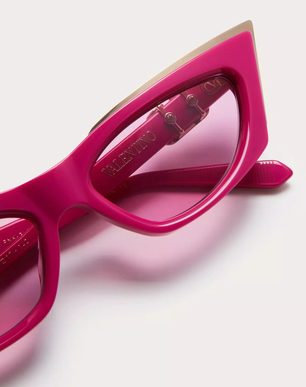 Valentino oc11z0725 Size: 55/ Thickset Acetate Frame in Pink Size ONE SIZE - 4 Thumbnail