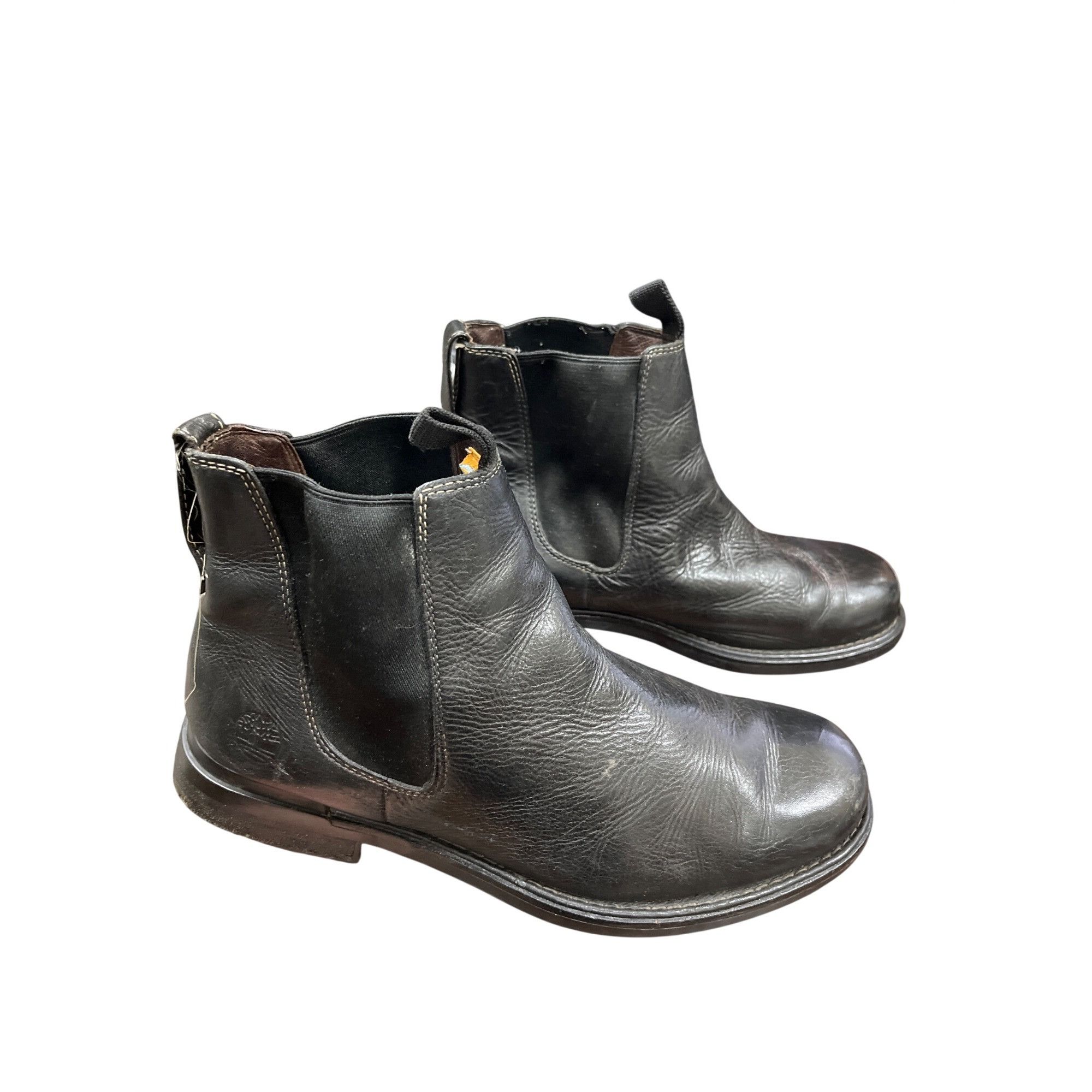 Timberland Timberland mens brown leather chukka ankle boots sz 12W SKU Size US 12 / EU 45 - 3 Thumbnail