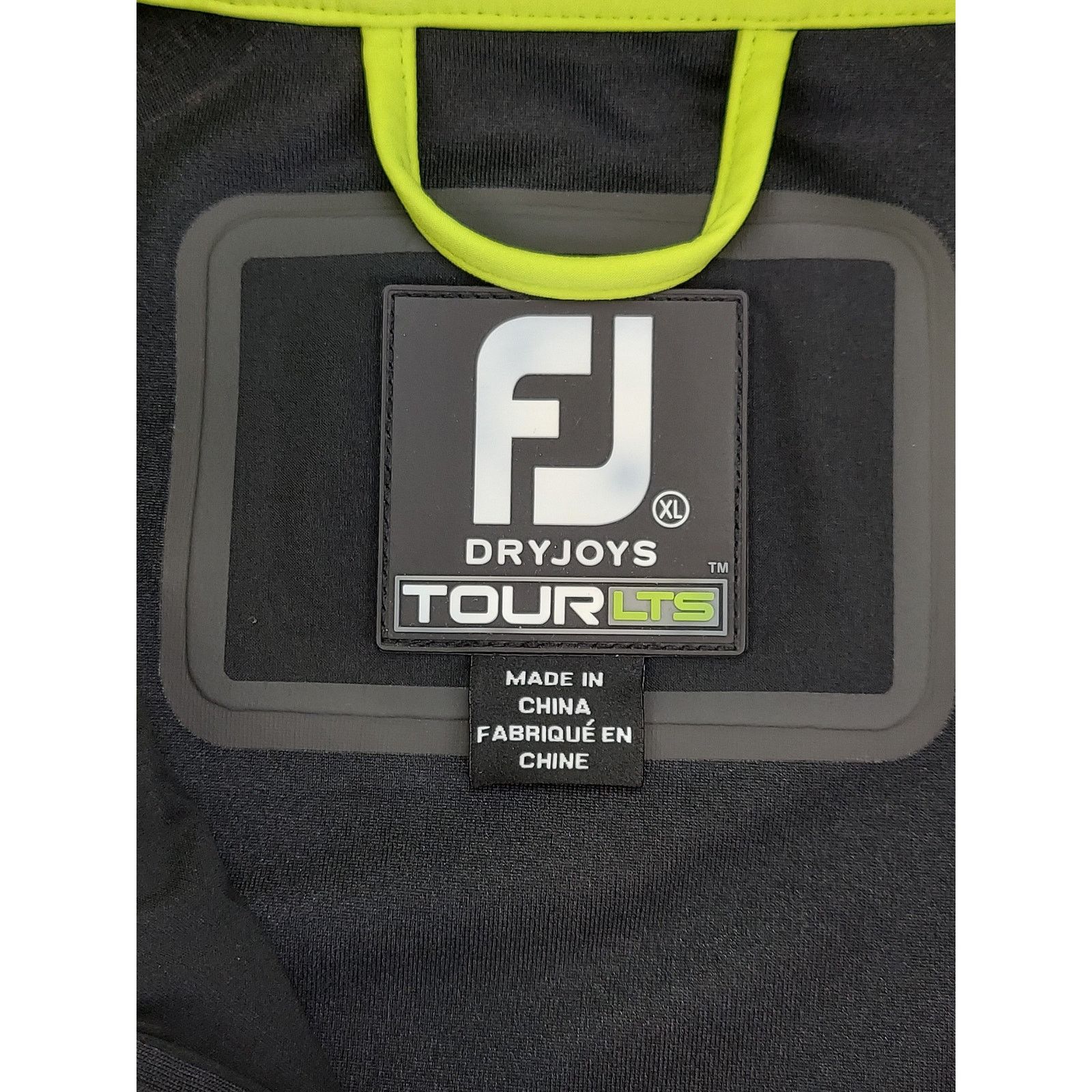 Footjoy FootJoy Mens XL Blue Lime Green DryJoys Tour LTS Golf Jacket Size US XL / EU 56 / 4 - 6 Thumbnail