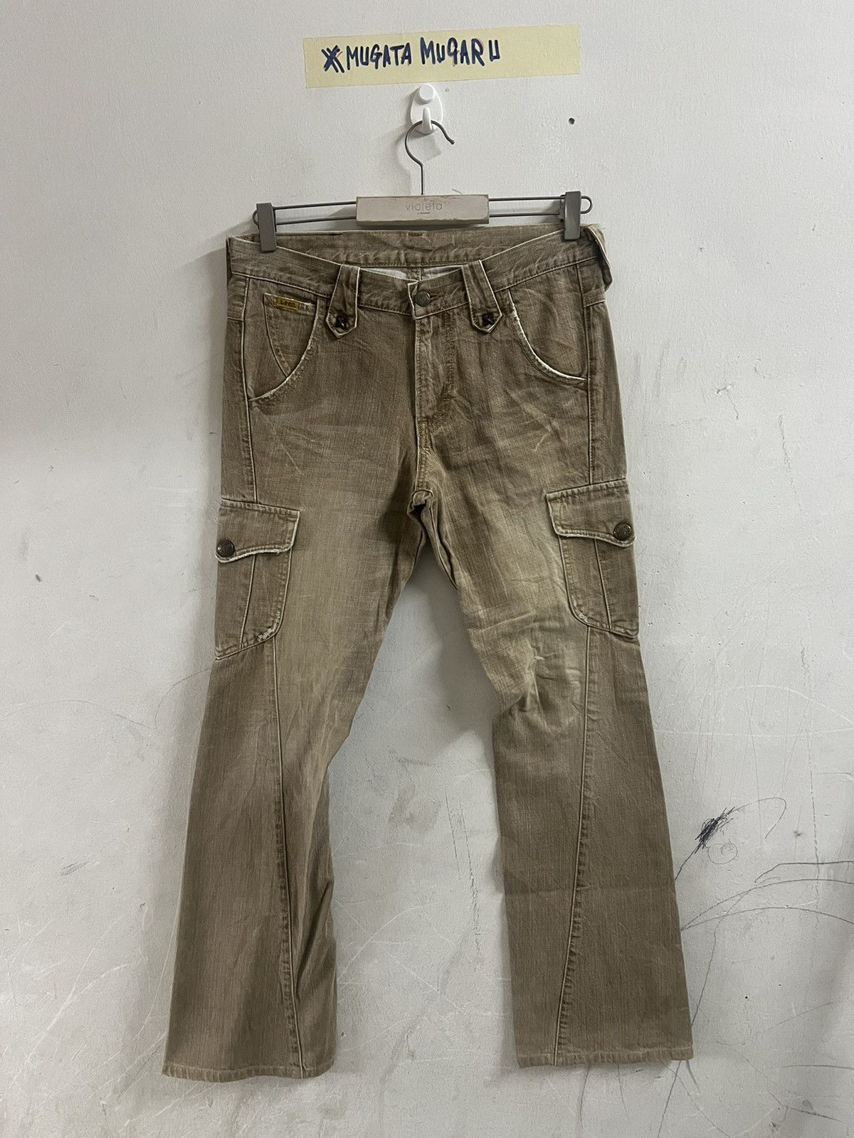 Other FLARED🔥LEE CARGO DISTRESSED DENIM PANT Size US 30 / EU 46 - 1 Thumbnail