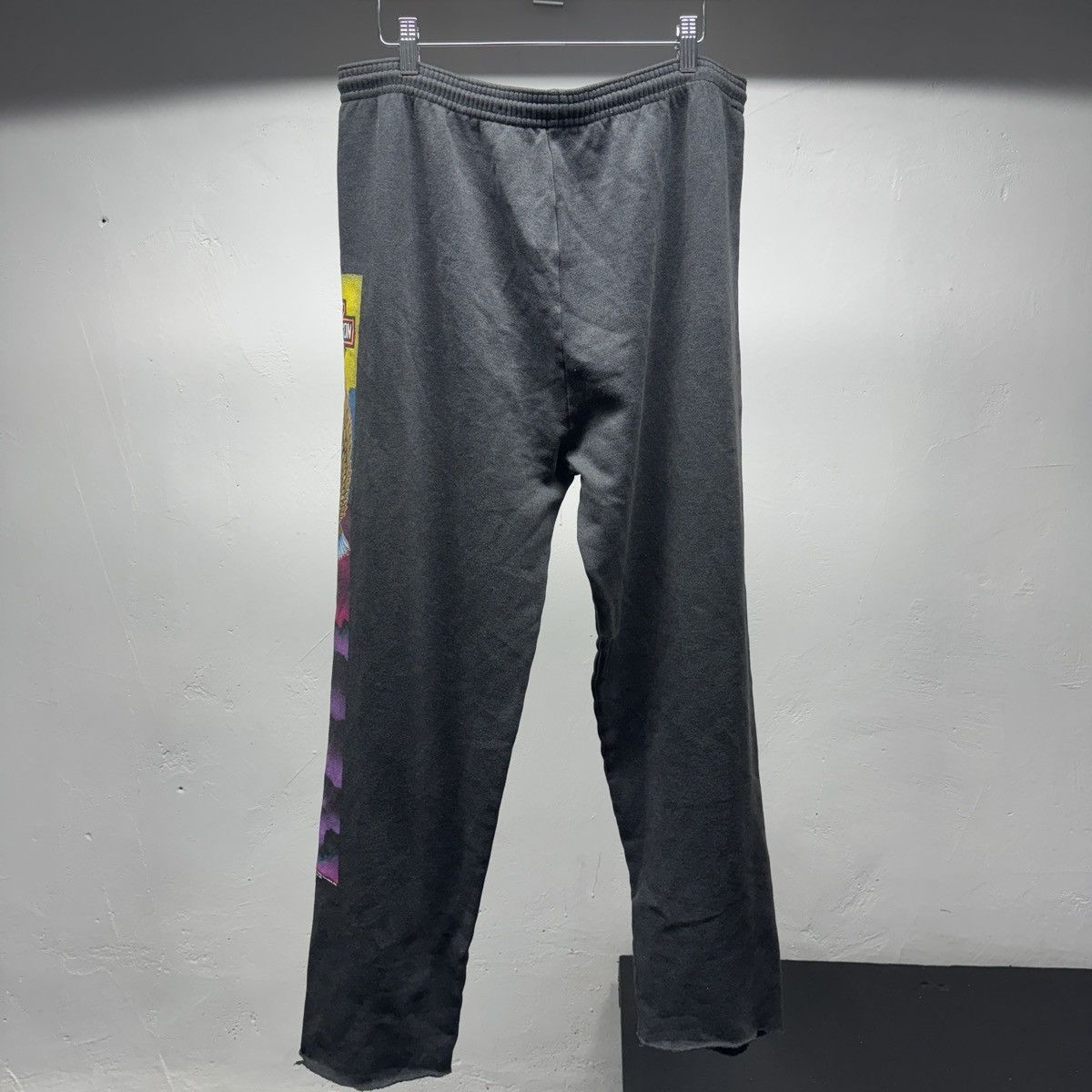 Harley Davidson 90s Harley Thrashed Eagle Chain Sweatpants ERD Grunge Chrome Size US 34 / EU 50 - 4 Thumbnail