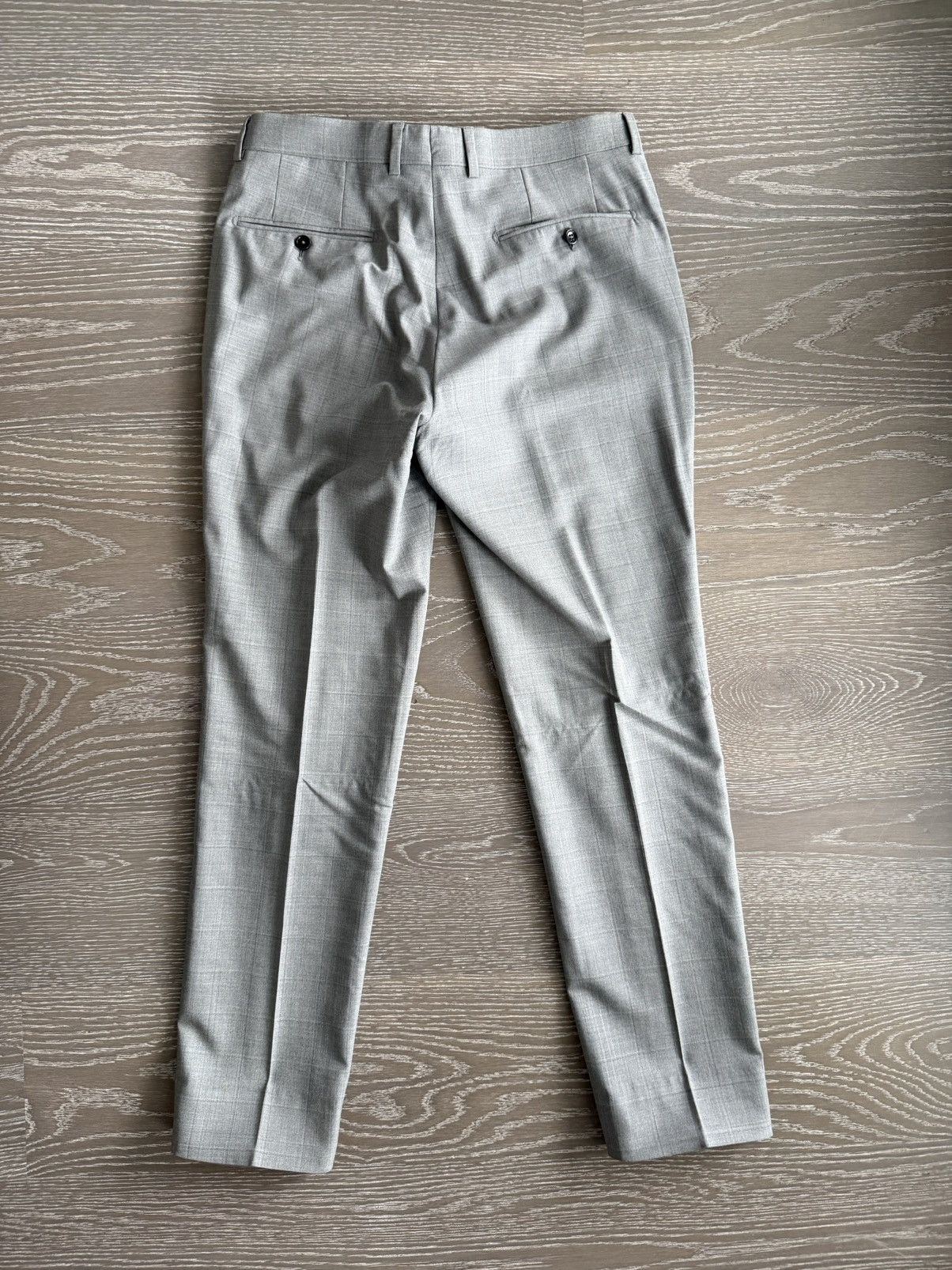 Ermenegildo Zegna Grey Wool Trousers Size US 30 / EU 46 - 2 Thumbnail